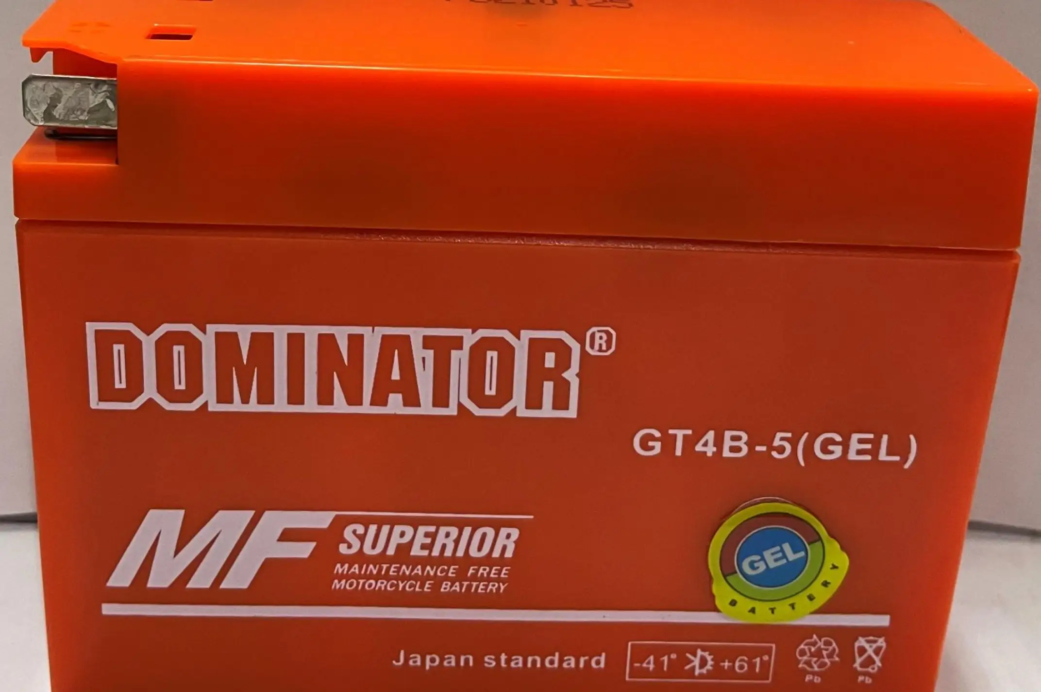 АКБ 12V 2,3А гелевый, Suzuki/Yamaha таблетка (113x39x89) DOMINATOR VDK-4