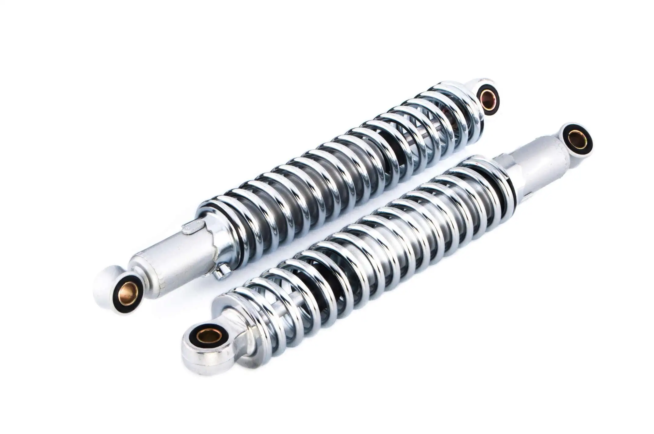 Амортизаторы (пара) МИНСК 345mm, регулируемые (хром) VDK