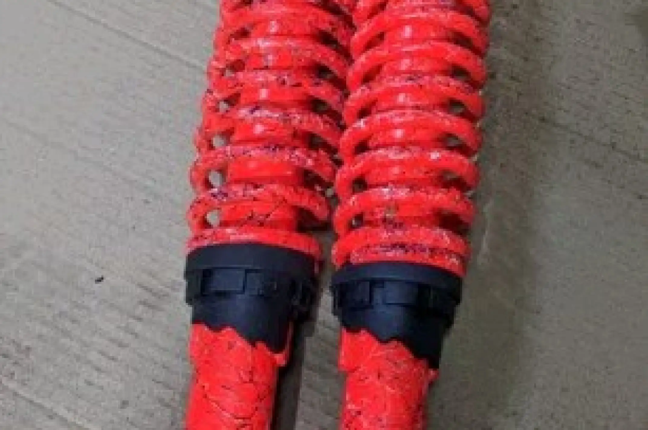 Амортизаторы (пара) Delta 345mm, регулируемые (оранжевые) EVO
