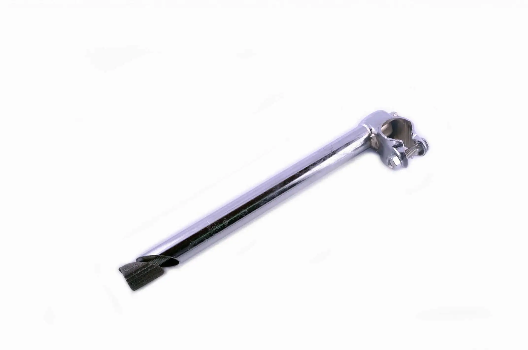 Вынос руля велосипеда (под рулевую резьбовую) (L-250mm, D-22mm) (хром) (mod 1) DS