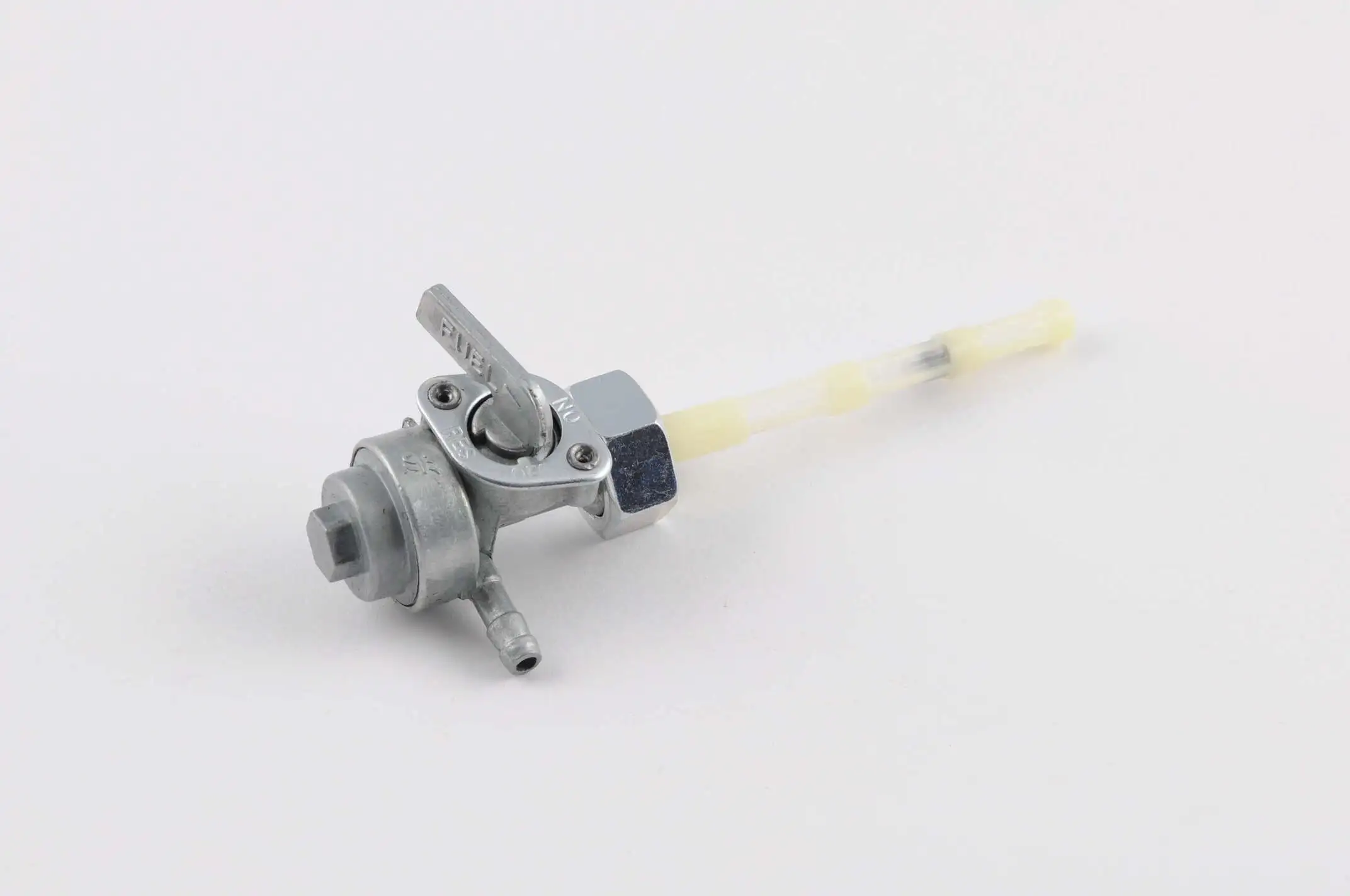 Кран топливный бензогенератора   (гайка Ø18mm, штуцер 90*, резерв)   MANLE