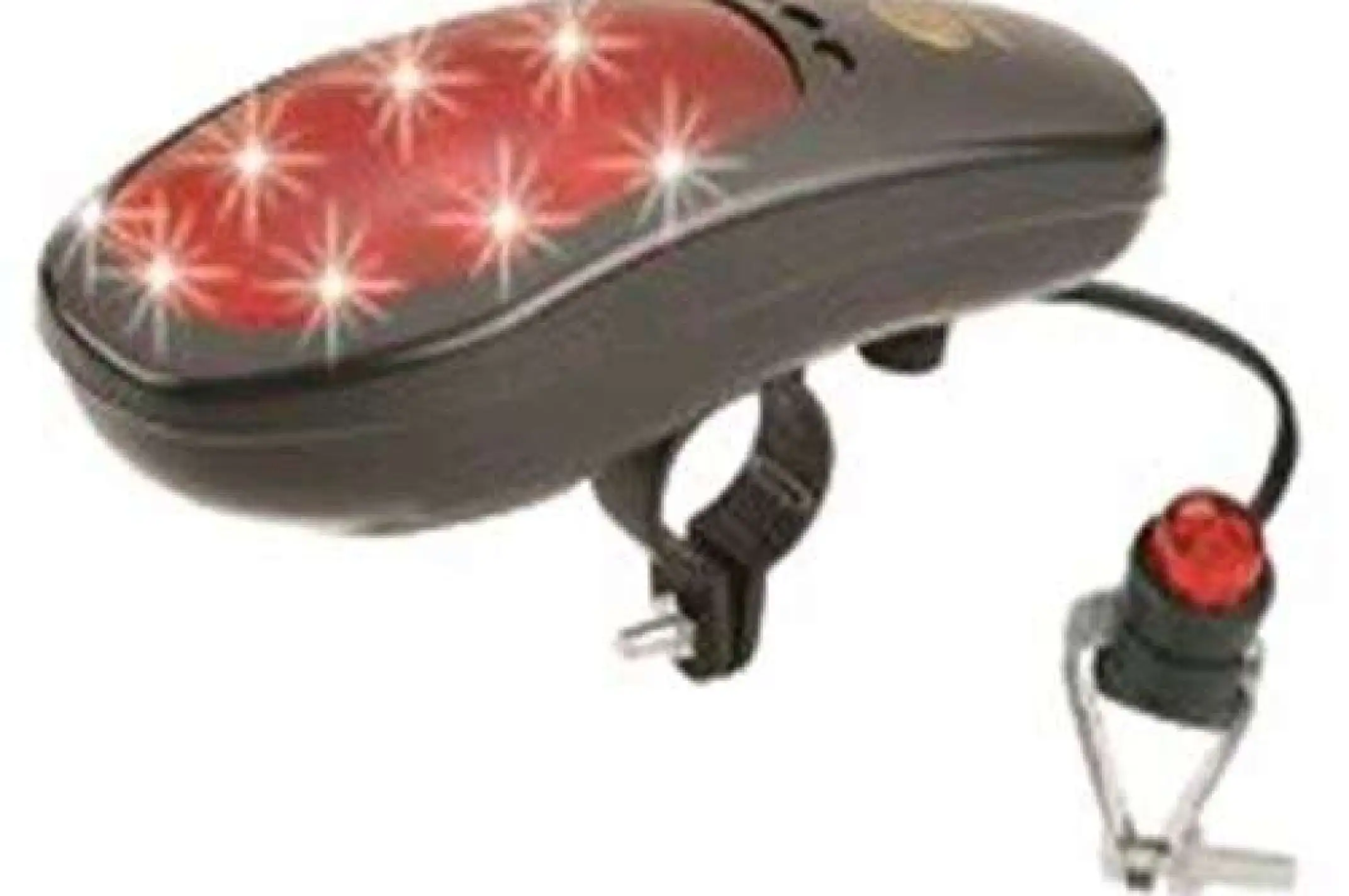 Сигнал велосипедный с подсветкой (банан) (черный, 7 LED) (mod:JY-90A) KL