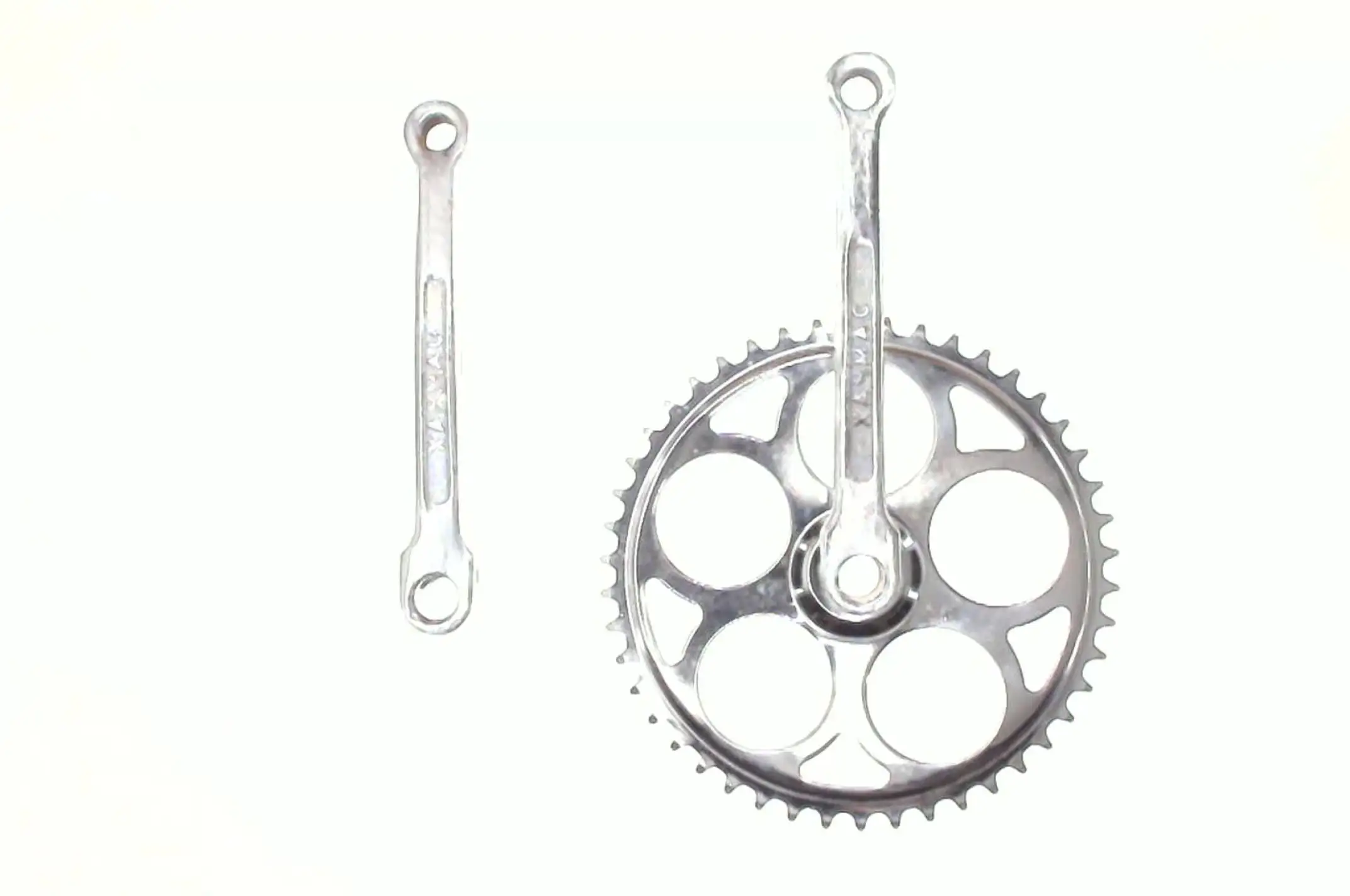 Звезда велосипедная (передняя) 46T (+2 шатуна L-170mm, круг, хром) DS
