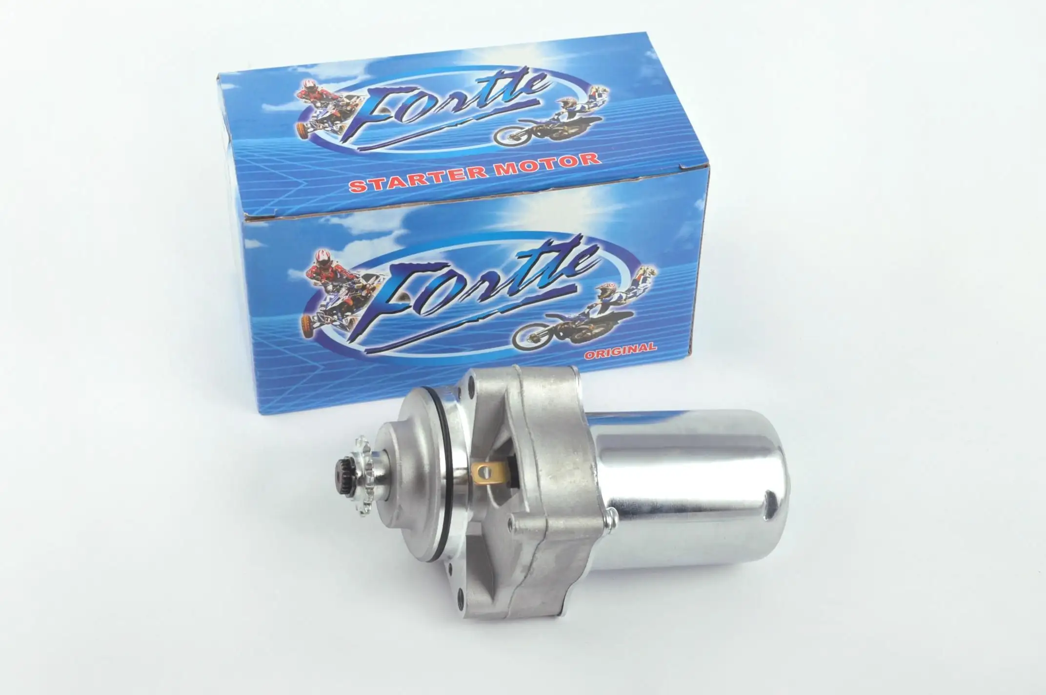 Электростартер JH-70 (Delta, Alpha) (хром) KOMATCU (mod.A)