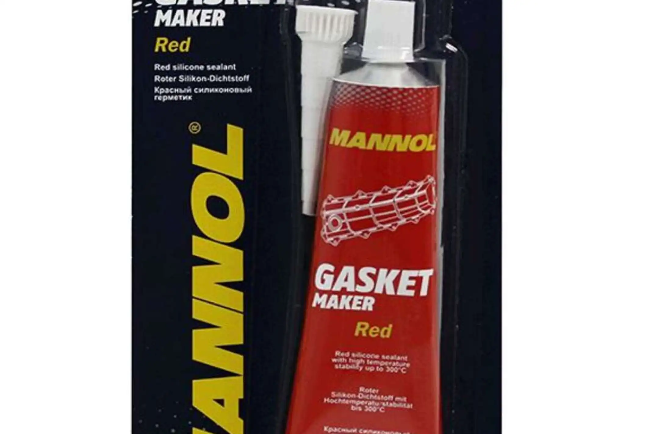 Герметик 85г (красный) (вулканизирующийся) (9914 Gasket Maker Red) MANNOL