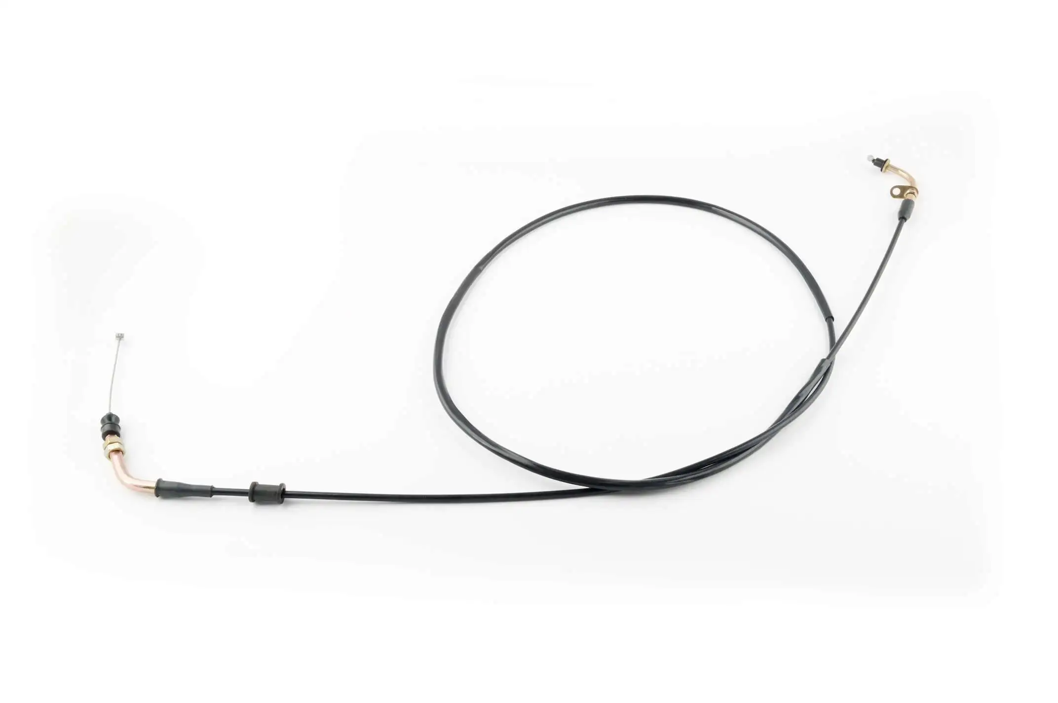 Трос газа 4T GY6 50 (гайка-пластинка) KOMATCU