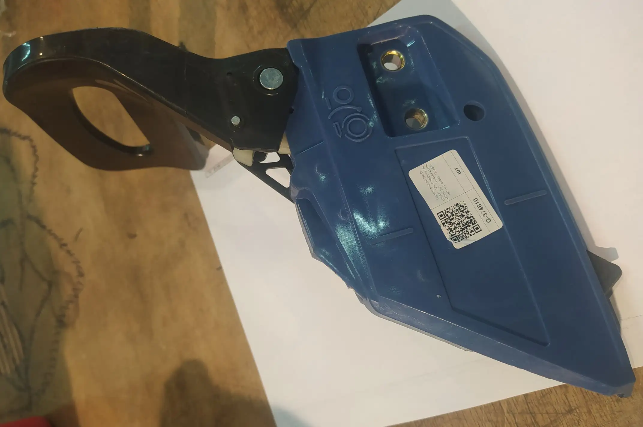 Тормоз ручной б/п (в сборе) для Goodluck GL 4500/5200 (+натяжитель цепи) (косая) KOSA
