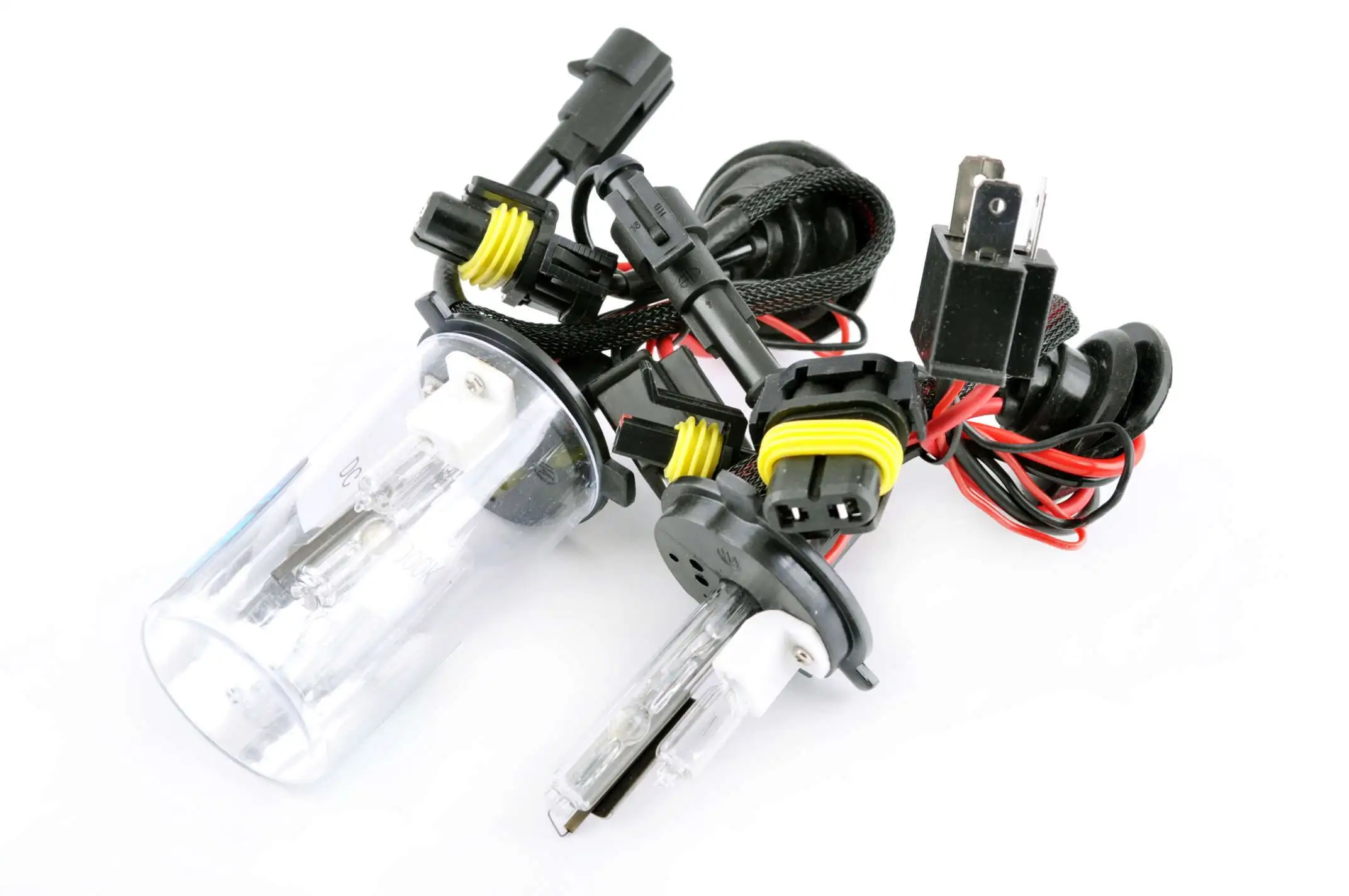 Лампы ксеноновые (пара) H4 (12V 50W DC AMP) 6000K (+ галоген)