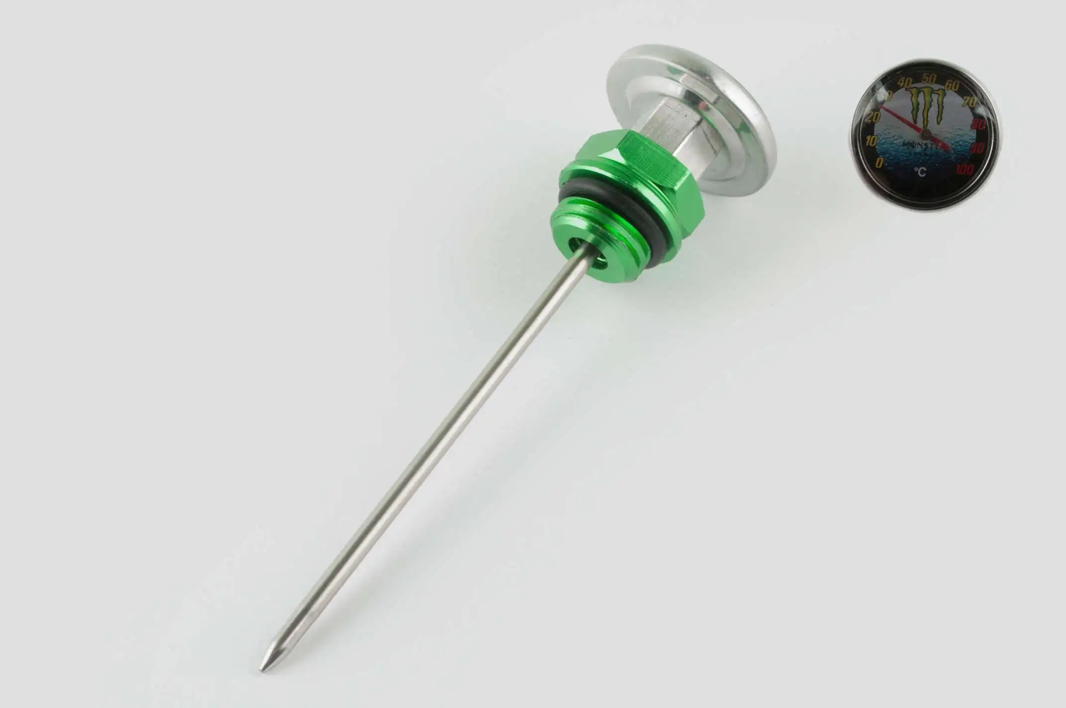 Щуп масла Ø19.0mm, L-137mm (+датчик температуры) (зеленый) RIDE IT