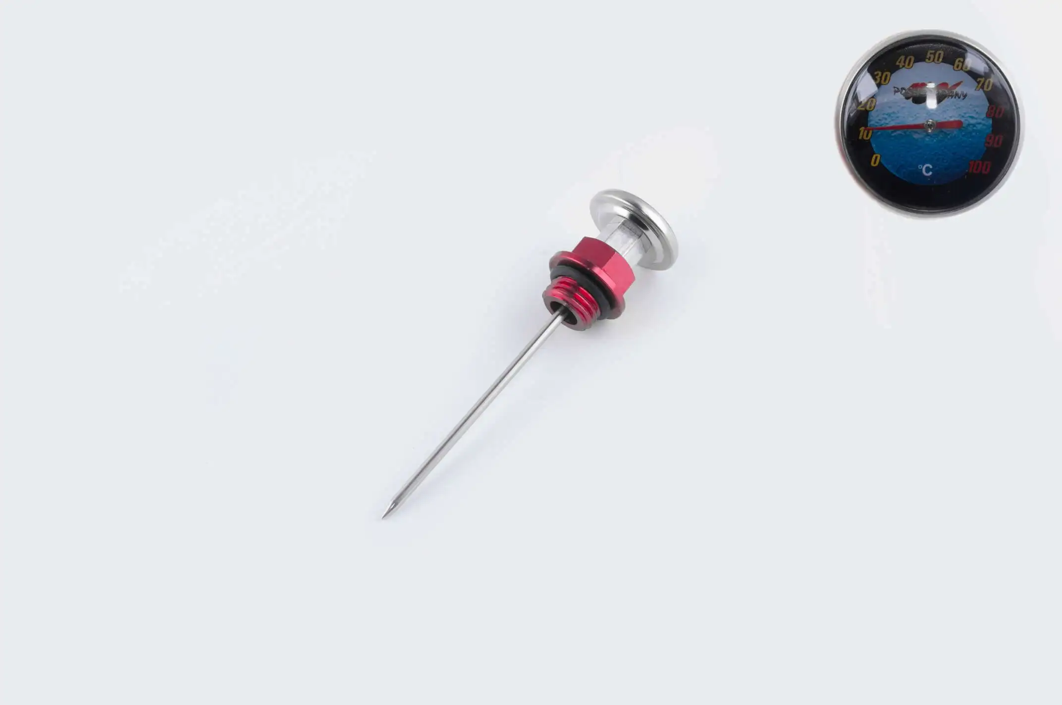 Щуп масла Ø19.0mm, L-137mm (+датчик температуры) (красный) KOMATCU