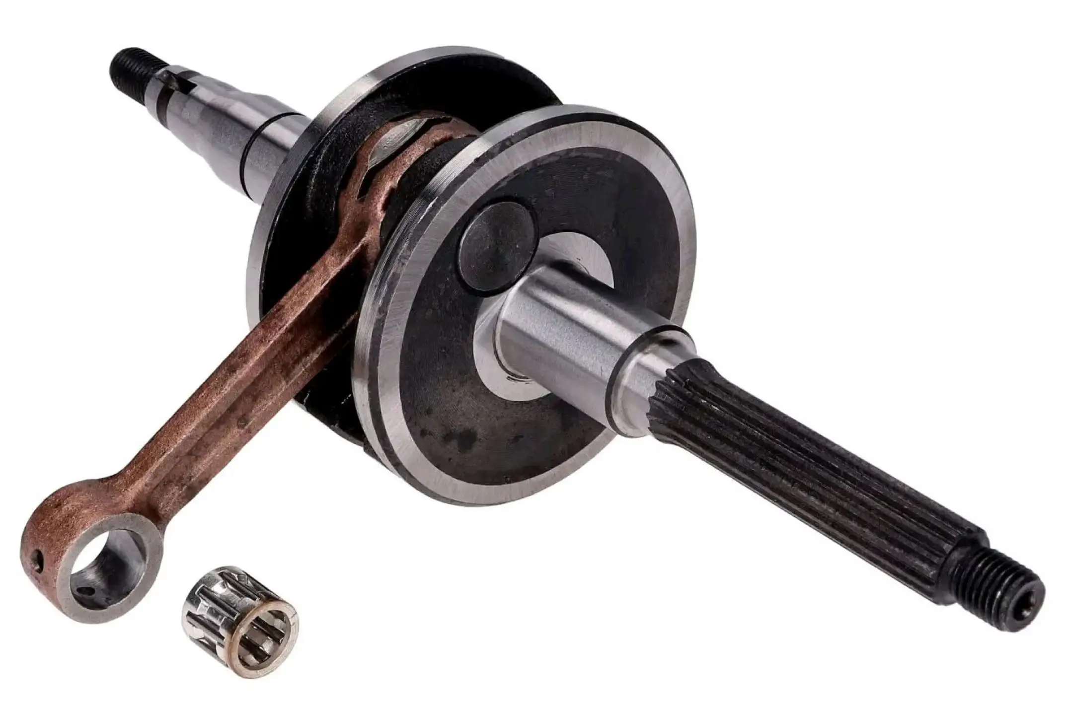 Коленвал Yamaha JOG 50 (2JА) (вал Ø15,5mm, щеки Ø71,5mm +сепаратор) ZUNA