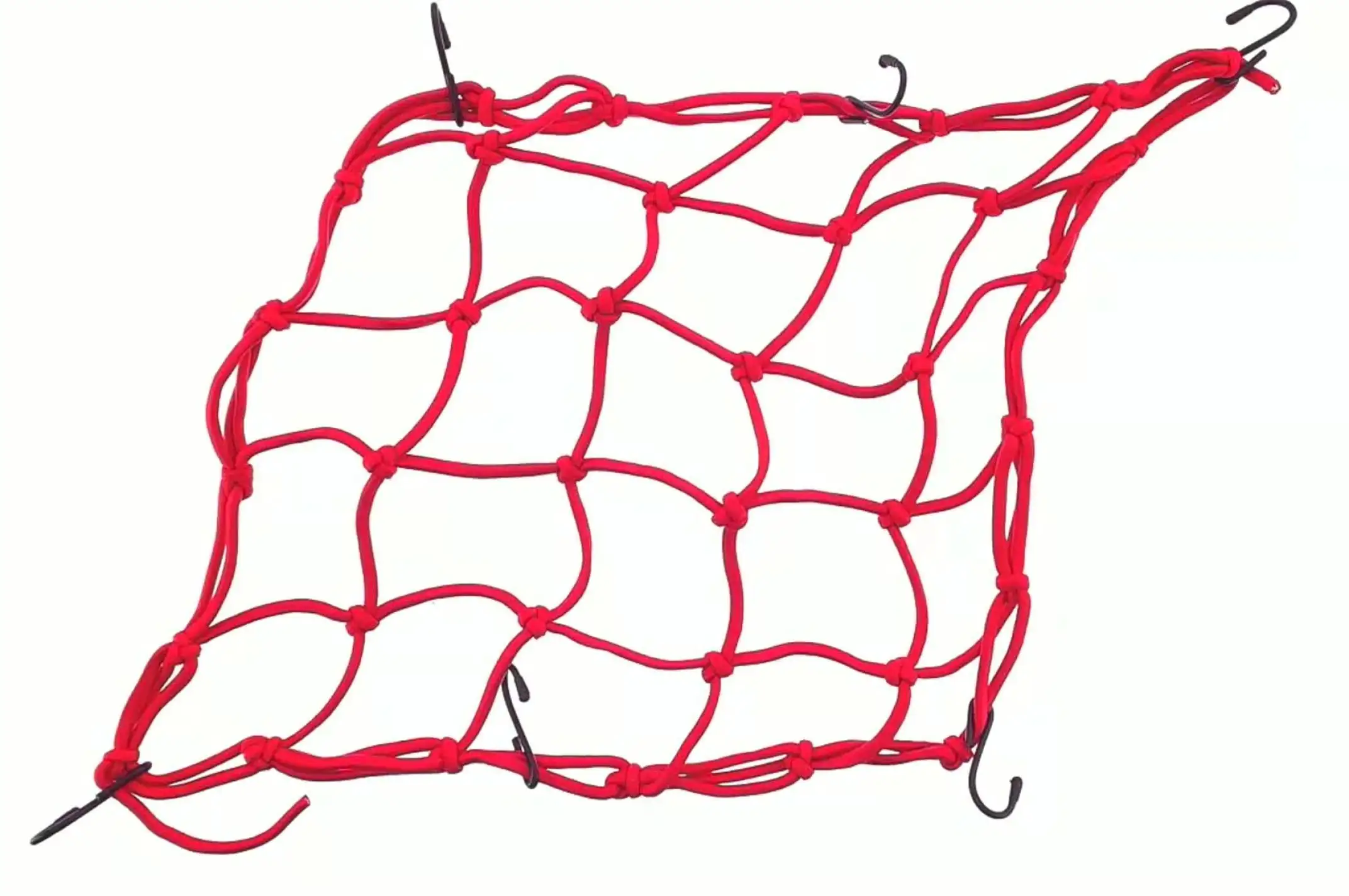 Сетка багажника (паук) (красная) MANLE