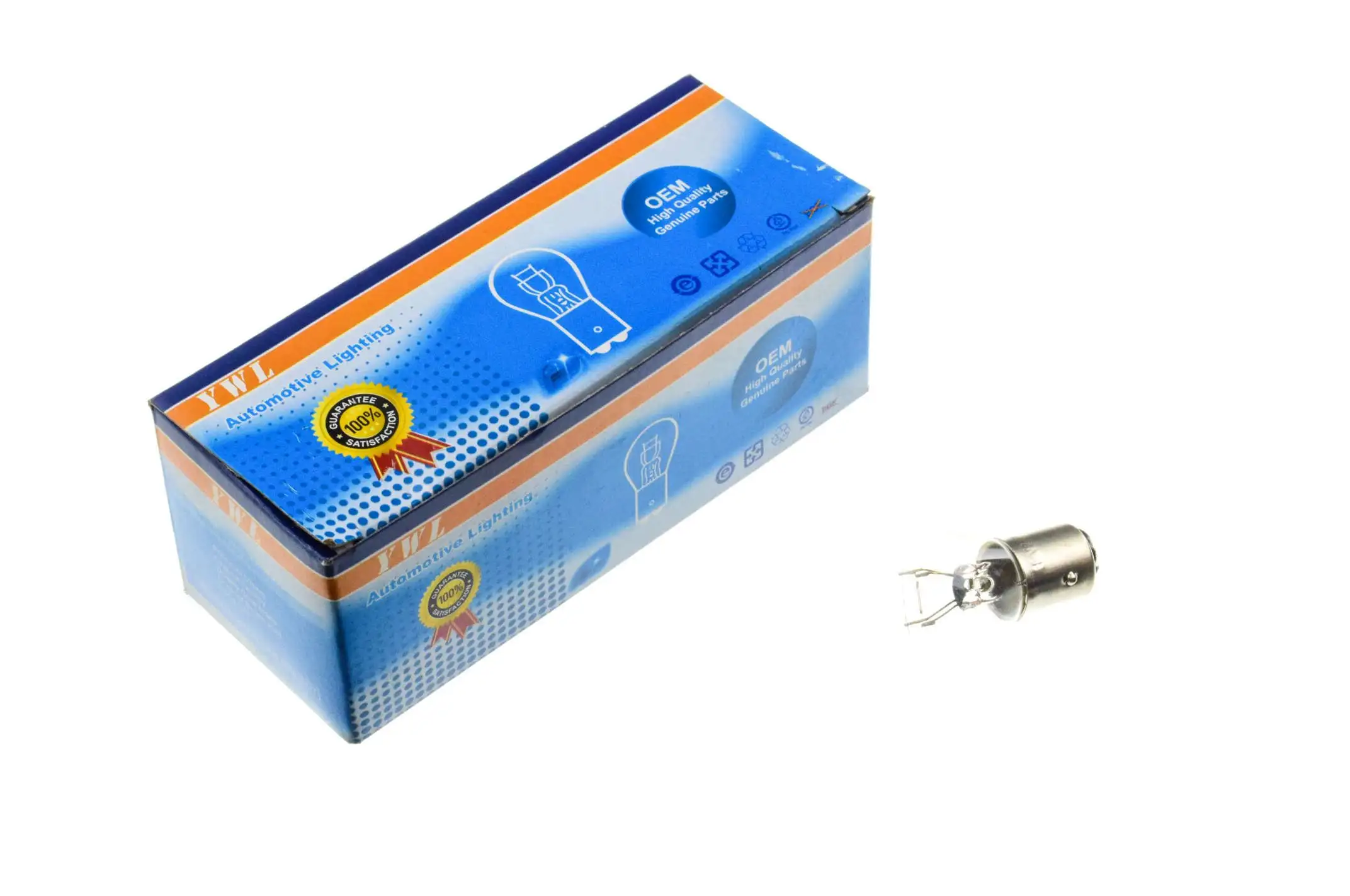 Лампа S25 (двухконтактная) 12V 21W/5W (стоп, габарит) TOPCROWN