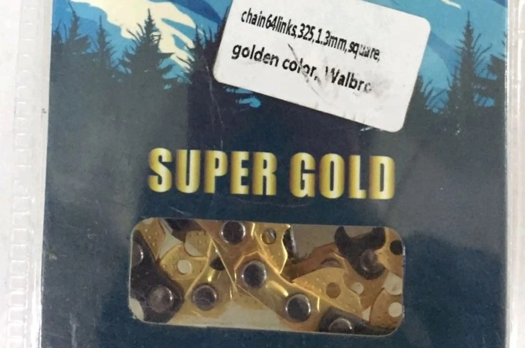 Цепь пильная 325, 1.3mm, 64зв, супер зуб (VALBRO, золотая) SVET