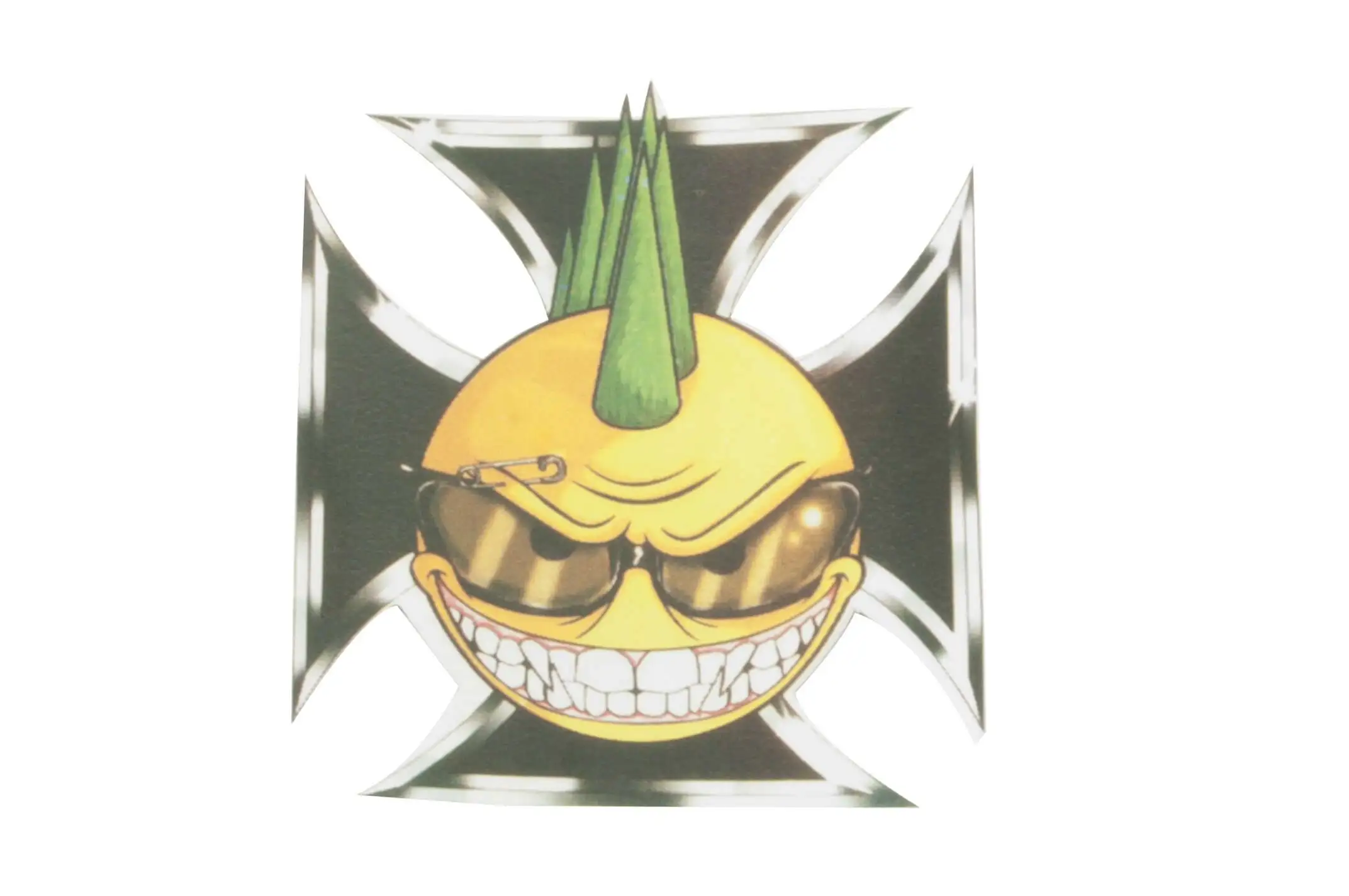 Наклейка декор BAD SMILE (9х9см) (#3409)