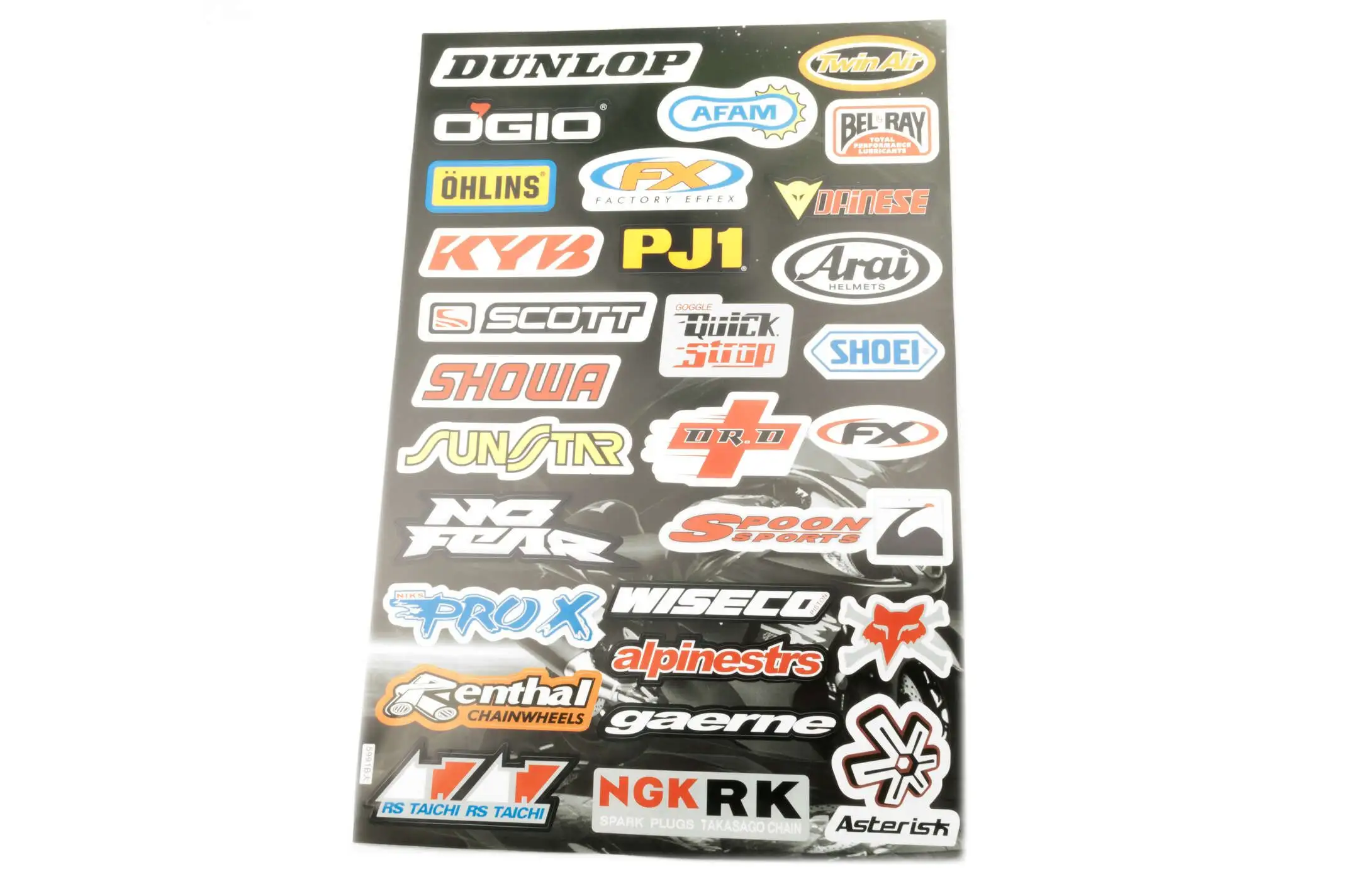 Наклейки (набор) спонсоры, мультибренд (44х30см) (#5991B)