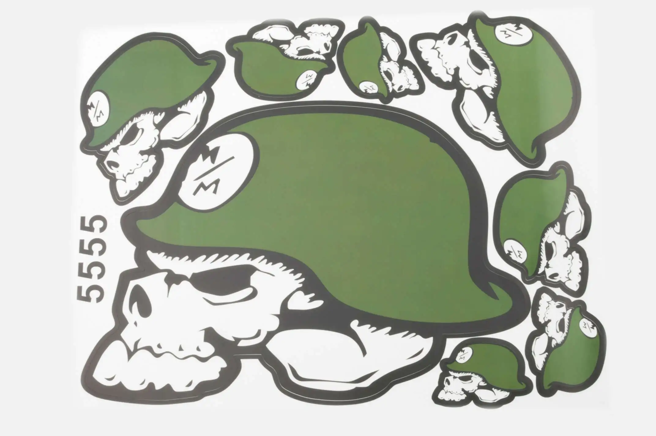 Наклейки (набор) SKULL (30х23см) (#5555)