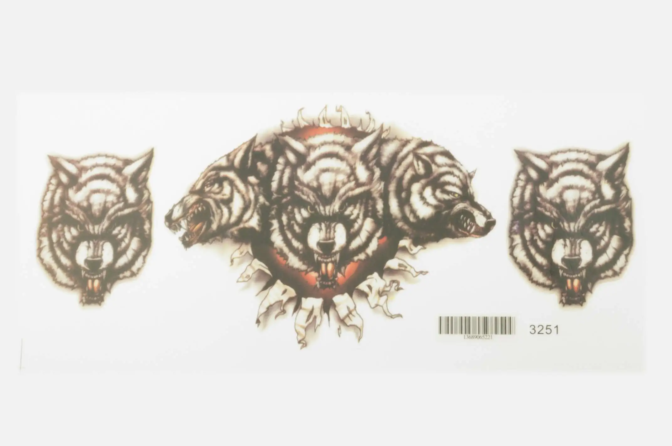 Наклейки (набор) WOLF (34х16см) (#3251)