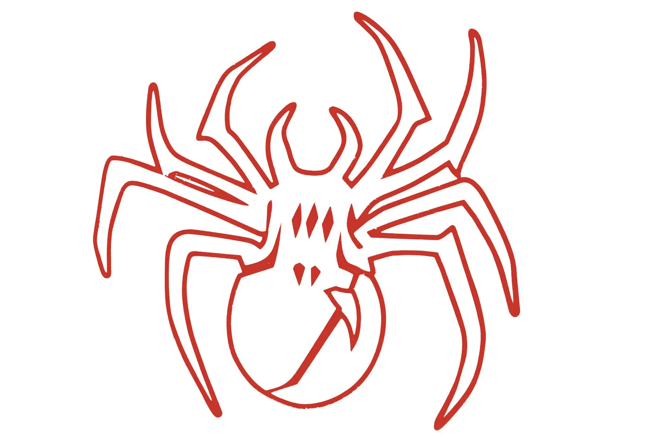 Наклейка   декор   SPIDER   (13х13см)   (#6883)