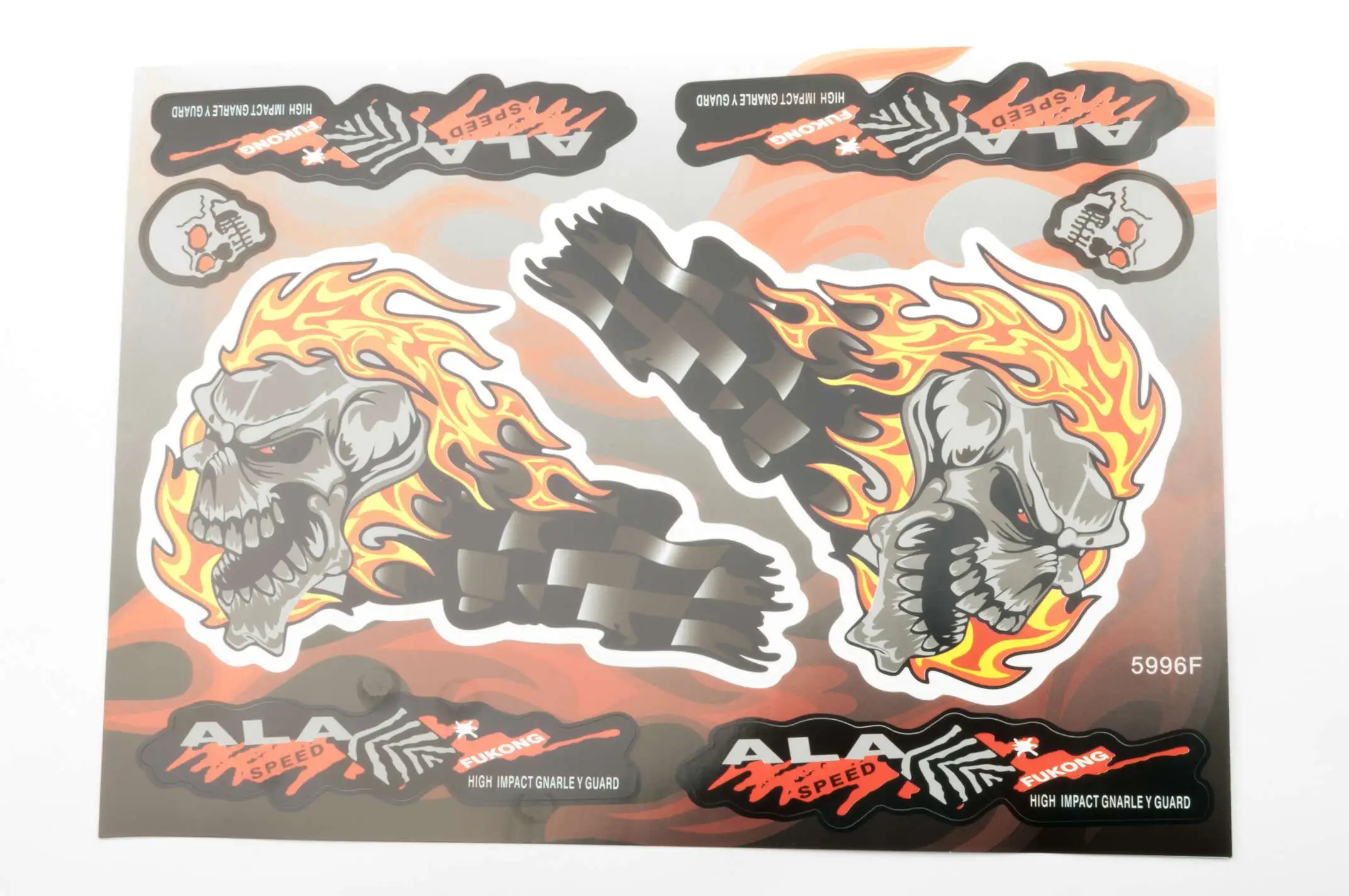 Наклейки (набор) SKULL (32х23см) (#5996F)