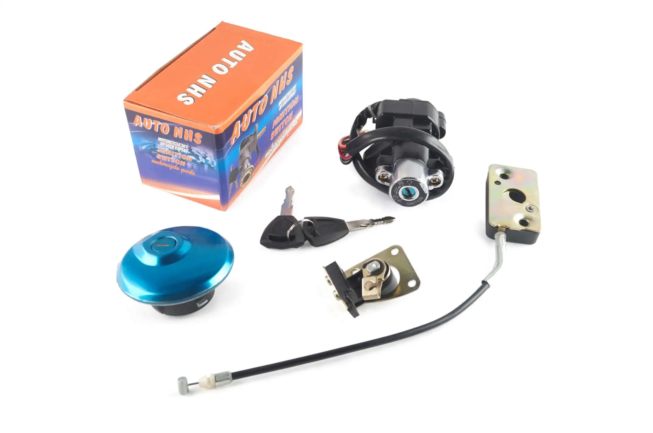 Замок зажигания (комплект) Zongshen TORNADO 200/250 (круглая крышка бака) LIHAI