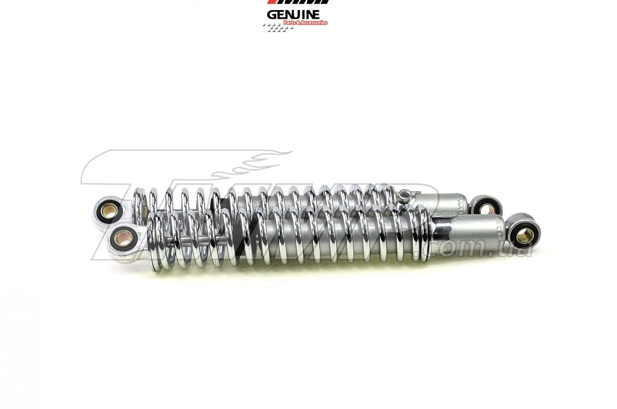 Амортизаторы (пара) МИНСК 345mm, регулируемые (хром) EVO-2