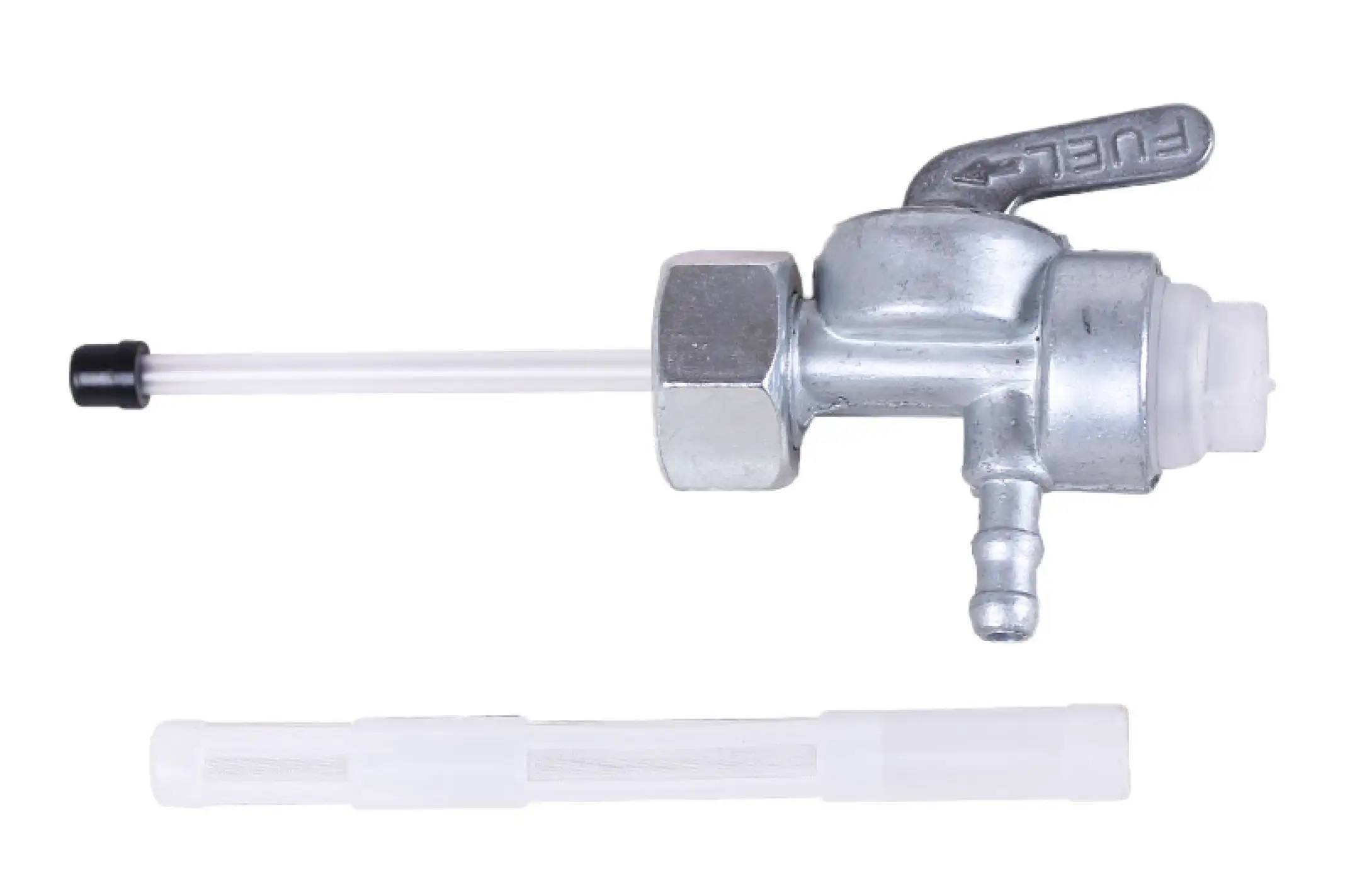 Кран топливный Delta (гайка Ø12mm, штуцер 90*, резерв) AMG-3