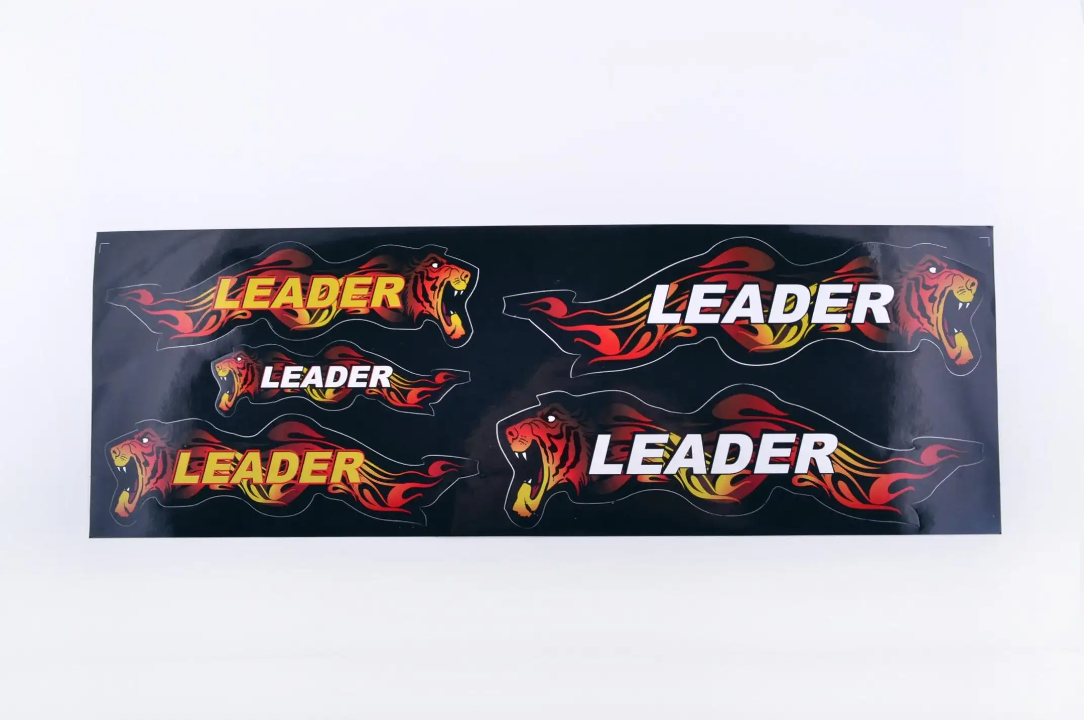 Наклейки (набор) LEADER (48х16см, черные) EVO