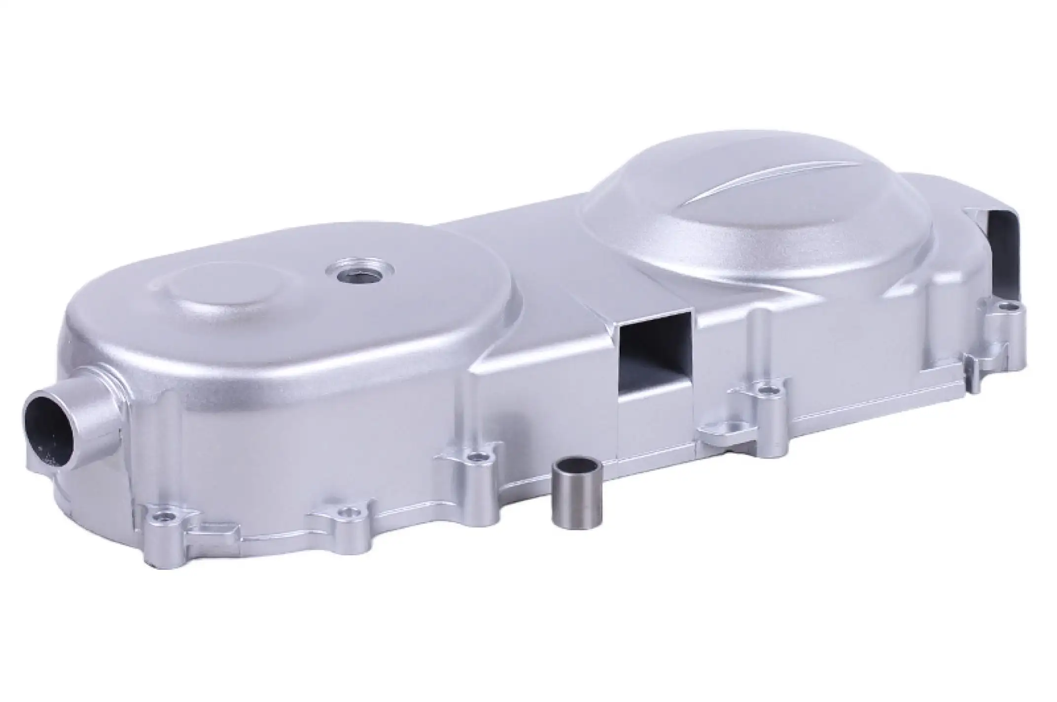 Крышка вариатора 4T GY6 50 (10 колесо, 139QMB, серебристая) TTG AMG-2