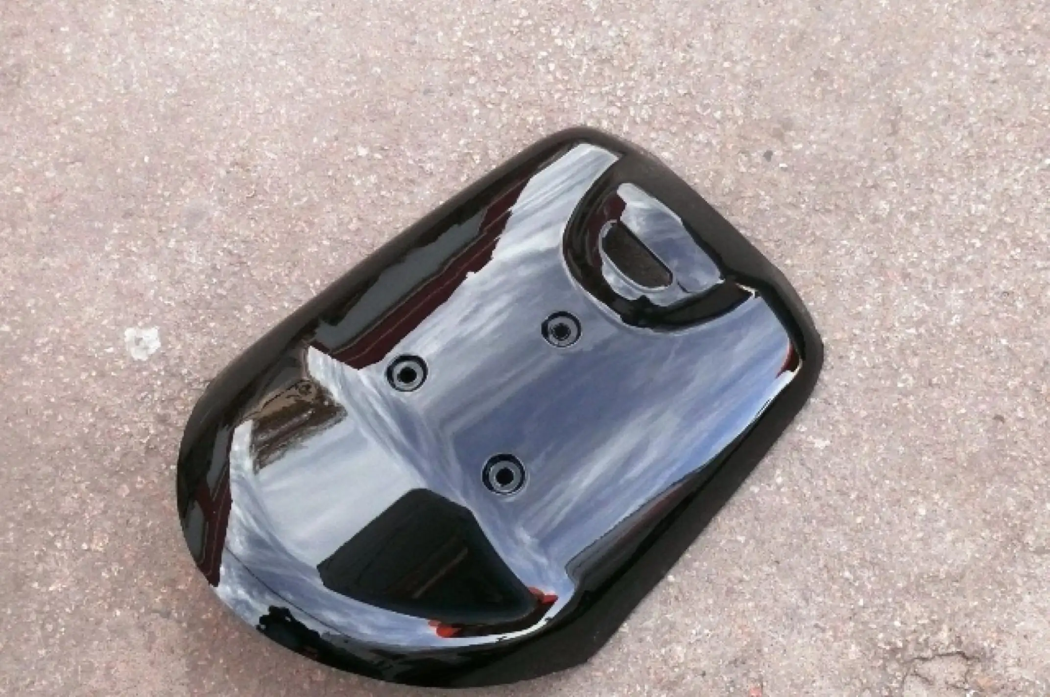 Пластик Yamaha APRIO передний (клюв) (черный) VDK