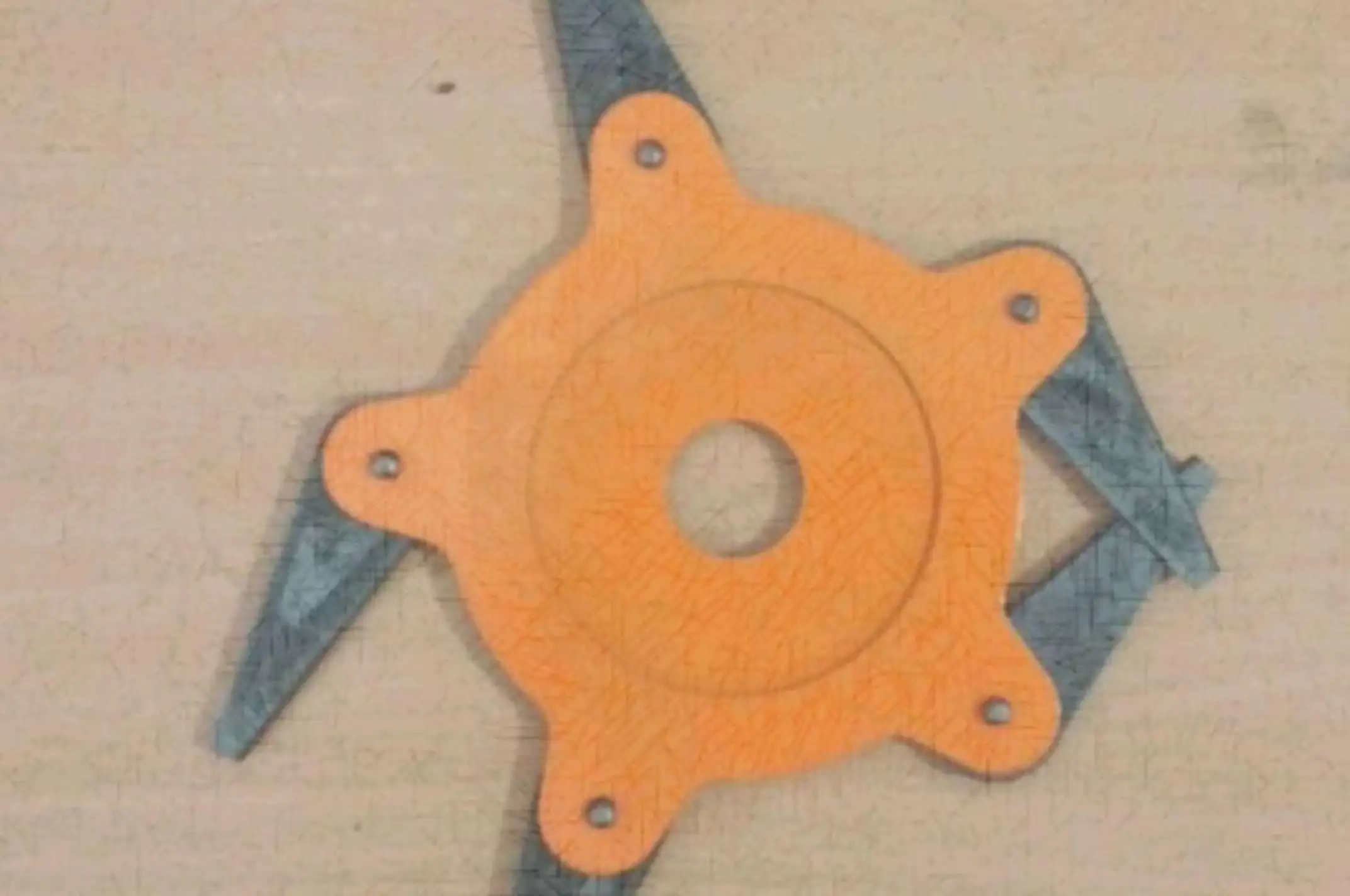 Нож мотокосы 5T (сегментный) MECH