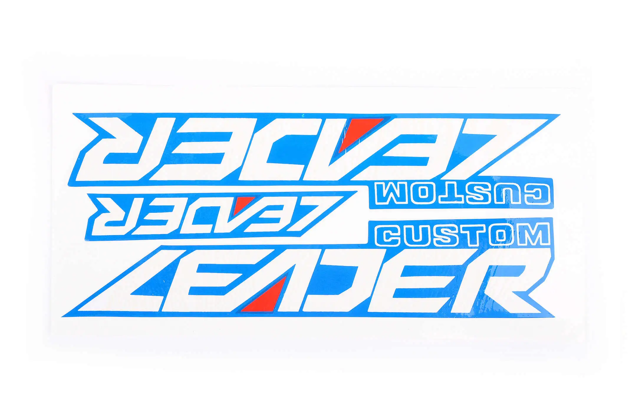 Наклейки (набор)   Honda LEADER CUSTOM   (20х4см, 3шт)   (#1228)