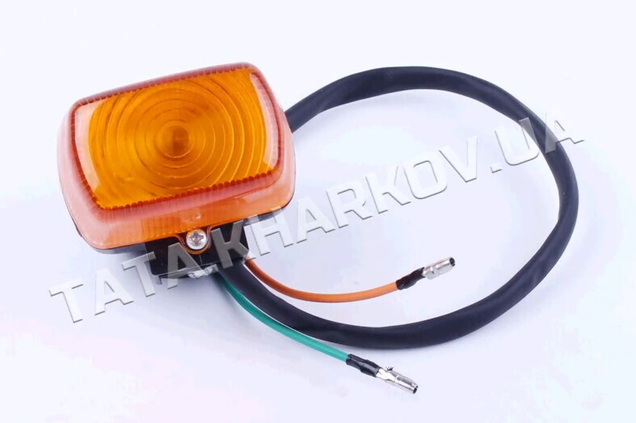 Поворот Delta  Active (прямоугольный, желтое стекло) AMG