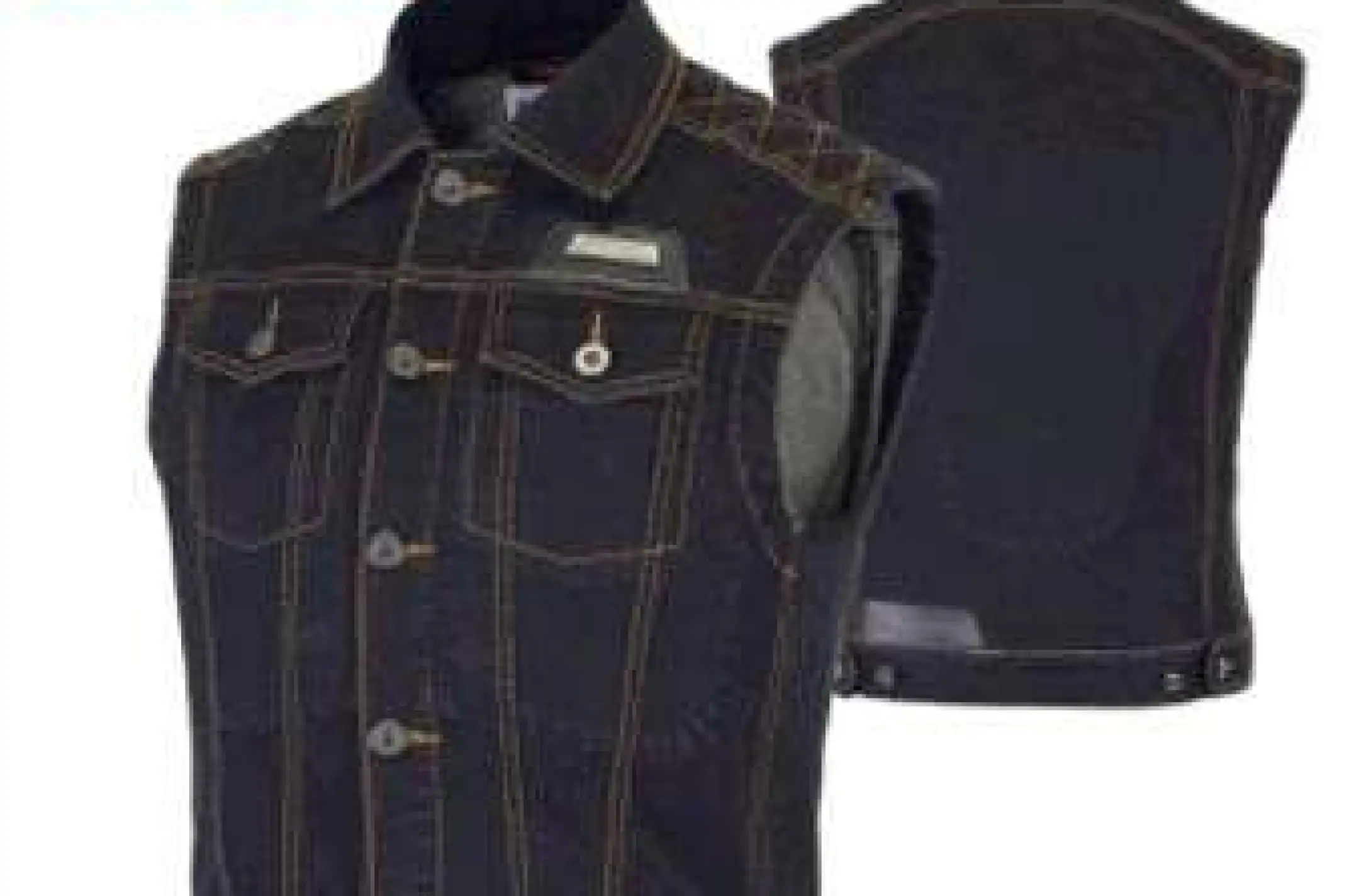 Безрукавка (джинсовая с защитой) (size:XL) VV