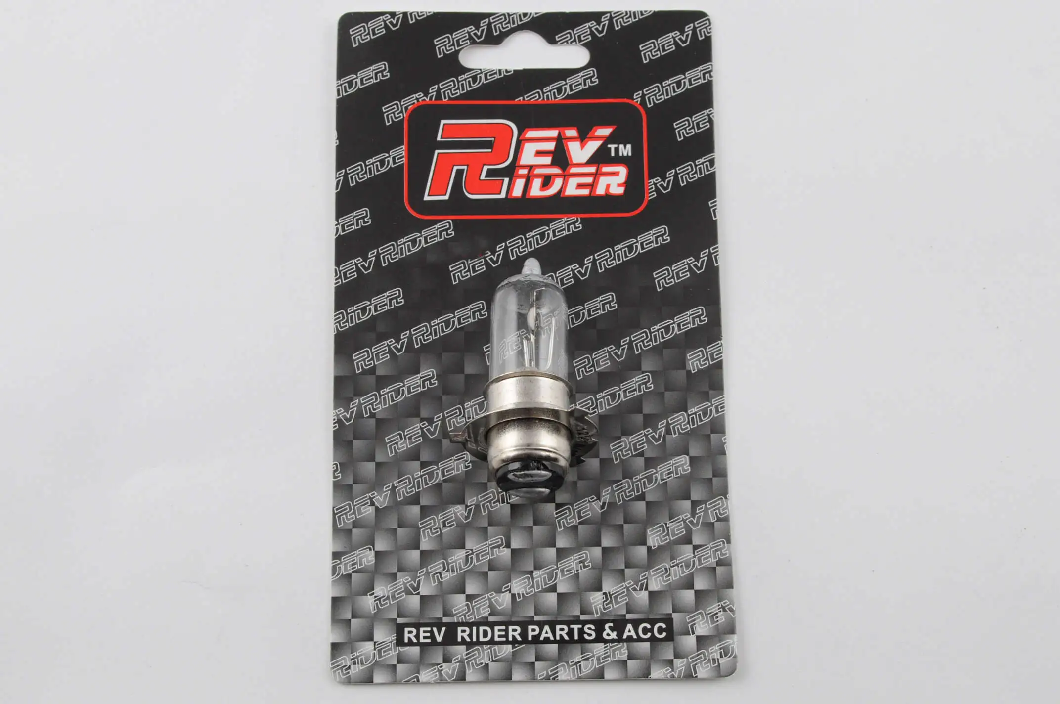 Лампа P15D-25-3 (3 уса) 12V 18W/18W (белая) (блистер) (S-head) REV RIDER (mod:B)