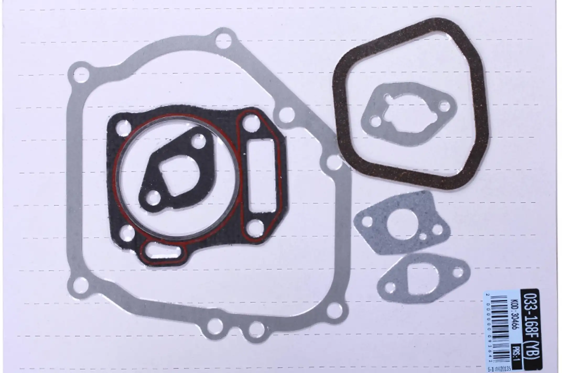 Прокладки двигателя (набор) м/б 168F/170F (6,5/7Hp) DIGGER