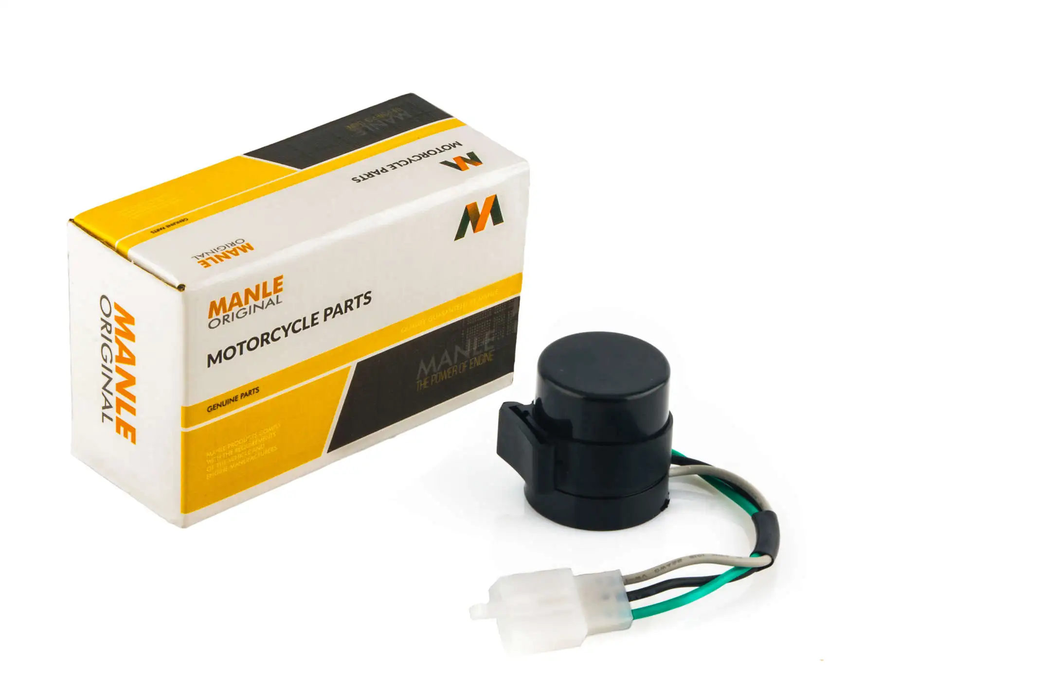 Реле поворотов   4T GY6 50-150   (3 провода, оранжевое)   MANLE