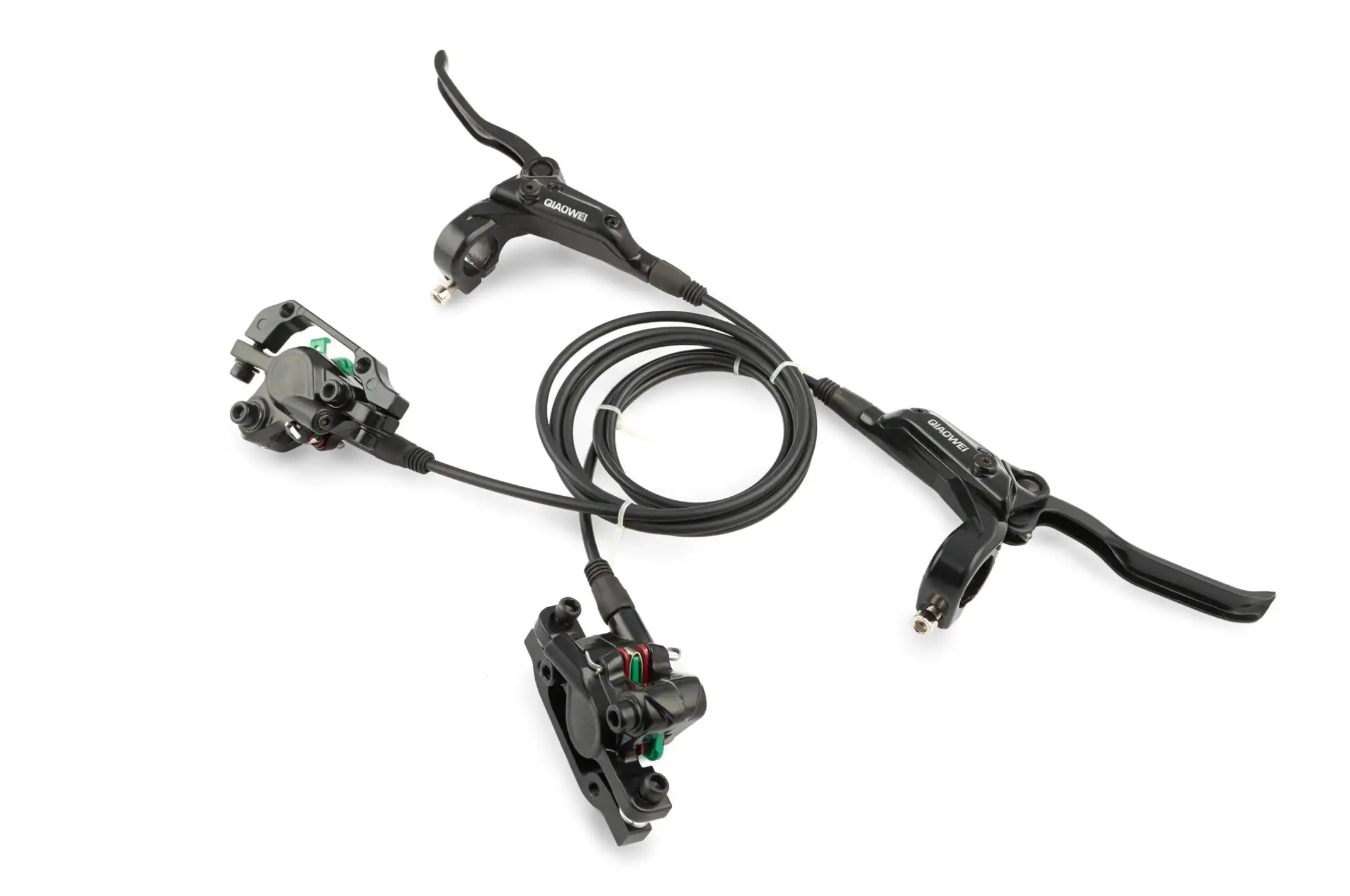 Тормозная система велосипедная (дисковая, гидравлическая, в сборе) (D.P.) (mod:HD-02) DS