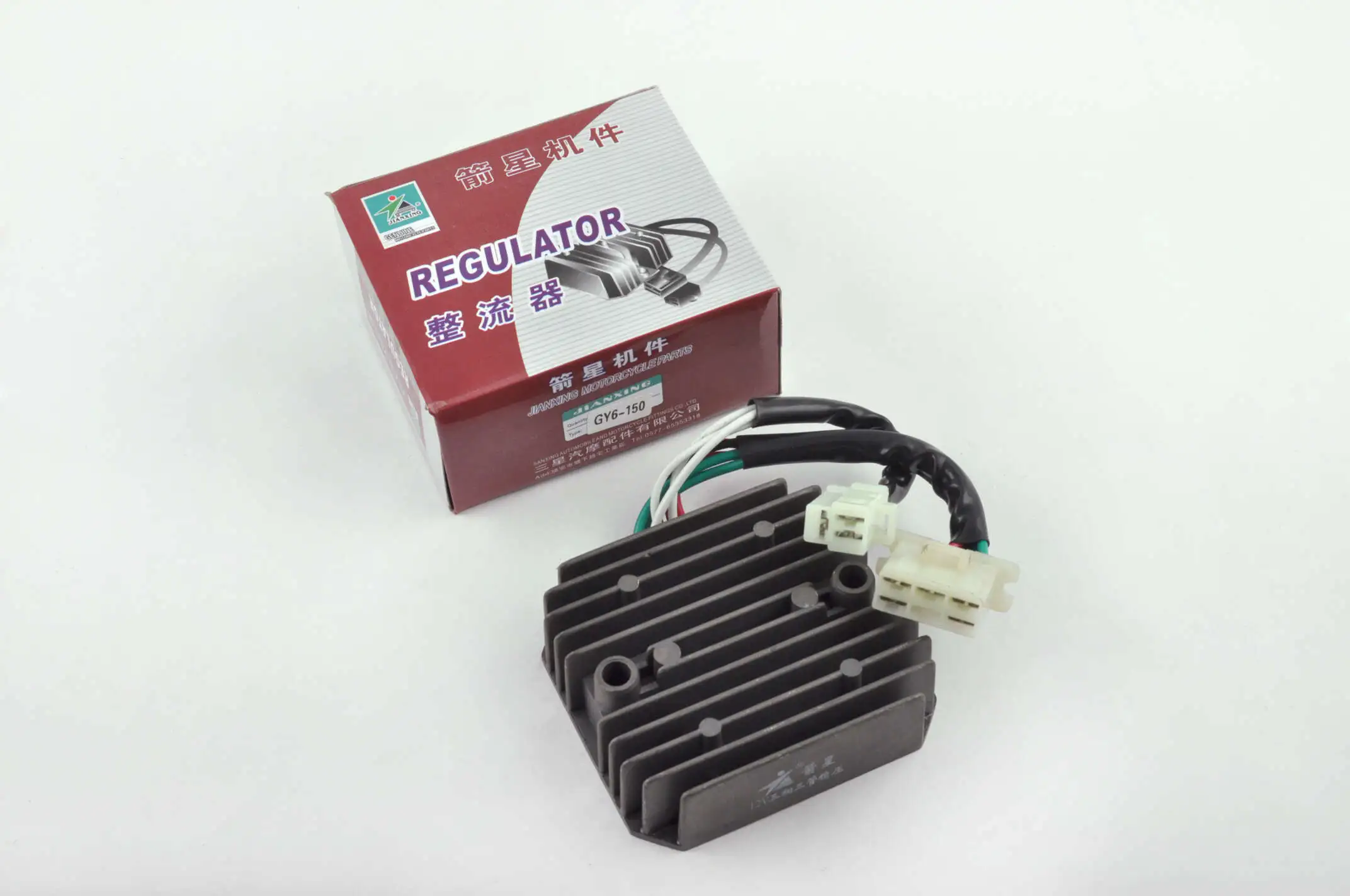 Реле зарядки   4T GY6 125/150   (8 проводов 5+3)   JIANXING