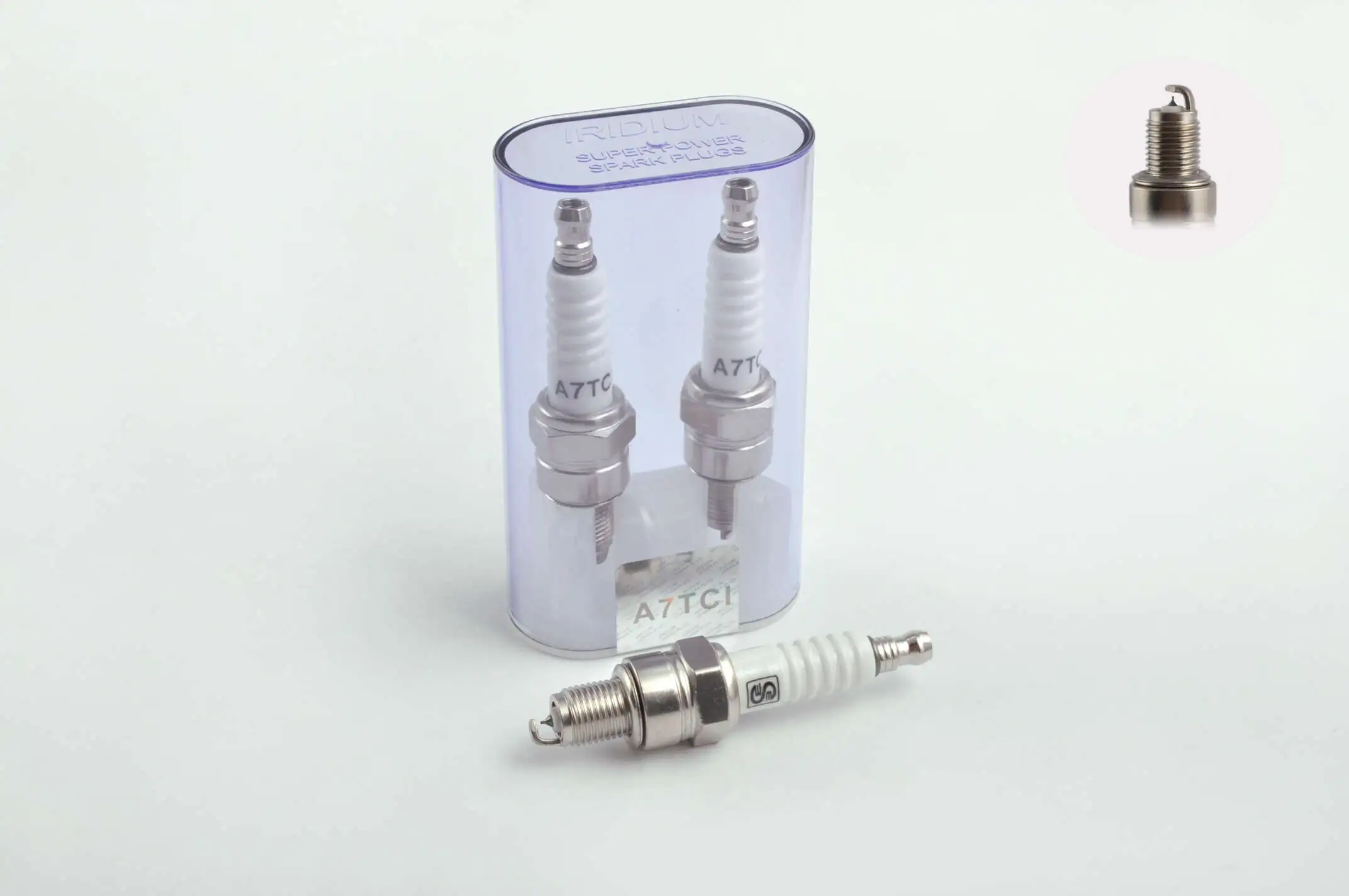 Свеча A7TCI M10*1,00 12,7mm IRIDIUM (4T скутеры и мопеды, до 14 атмосфер) SEE