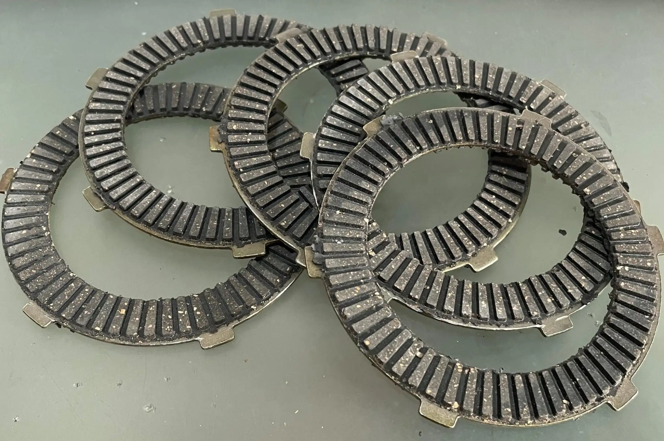 Диски сцепления МИНСК (пробковые, основа металл) (5шт, комплект) ATLANT (#VDK)