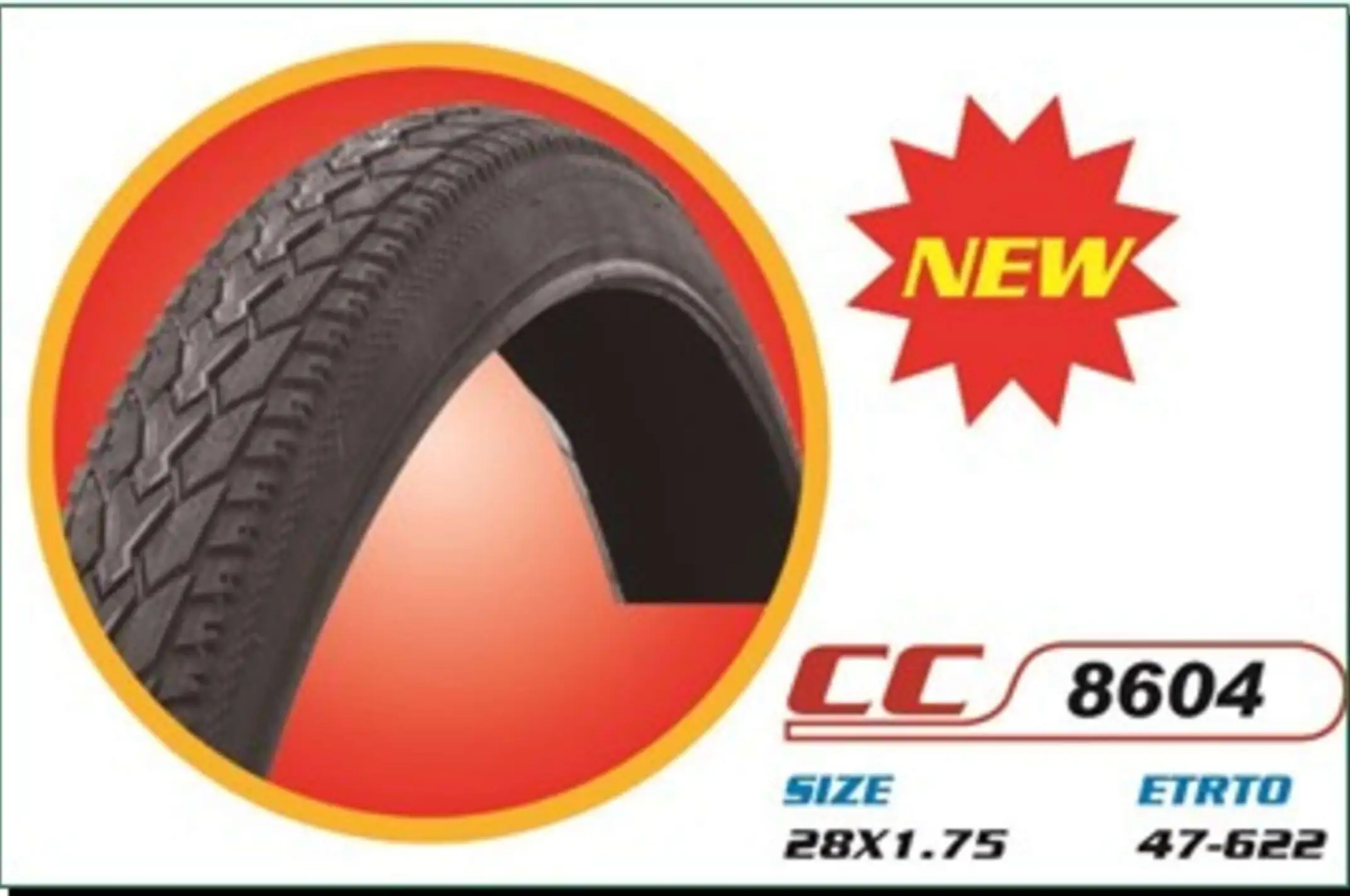 Велосипедная шина 28 * 1,75 (47-622) (СС-8604 стрелка) DURRO-Китай (#LTK)