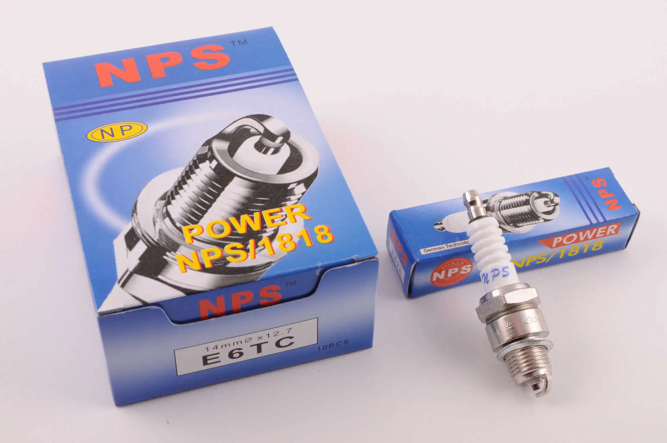 Свеча E6TC M14*1,25 12,7mm (2T скутеры 50-125сс) NPS 1818