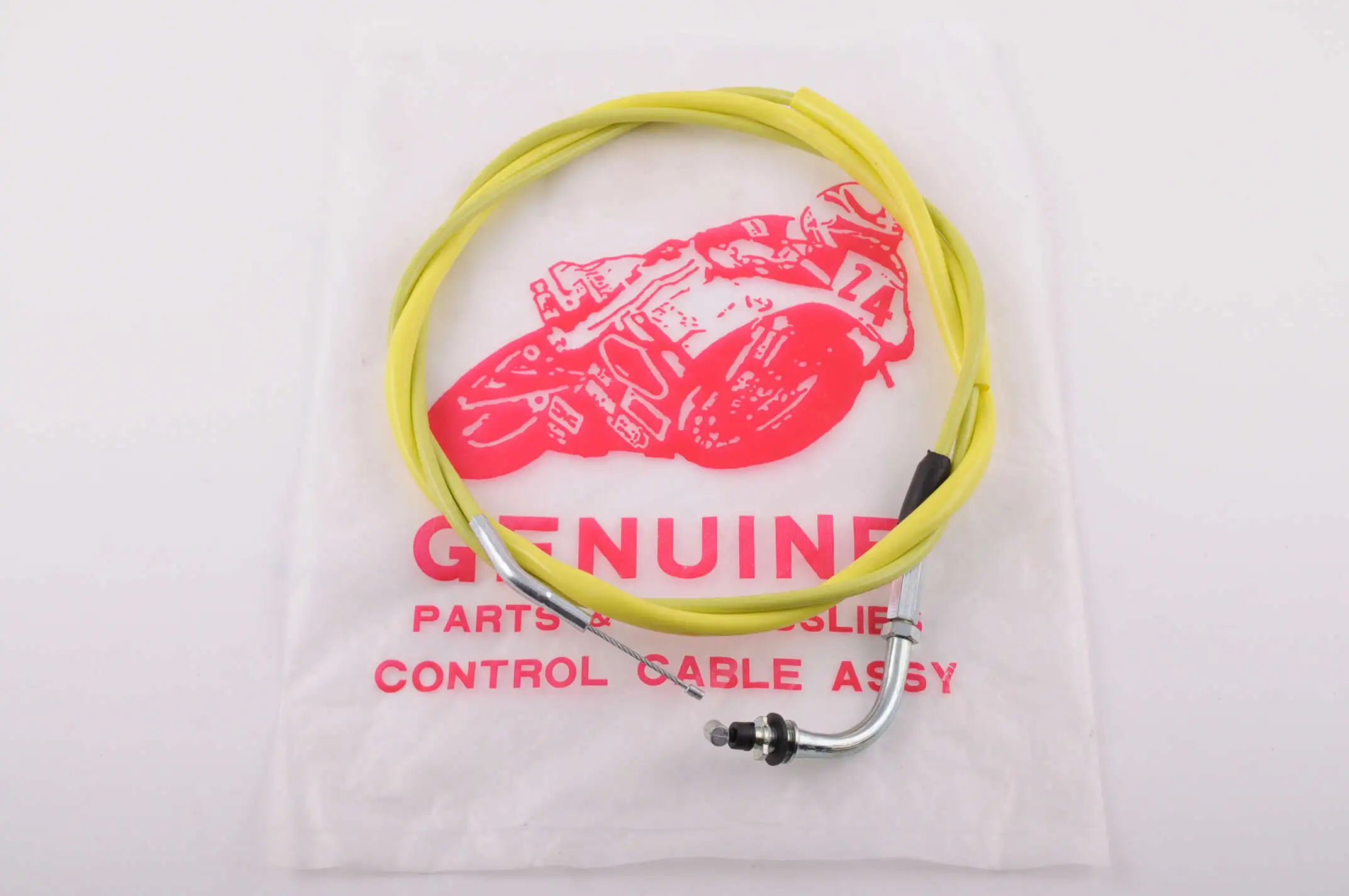 Трос газа Suzuki AD50 (1750mm, уп.1шт, желтый)