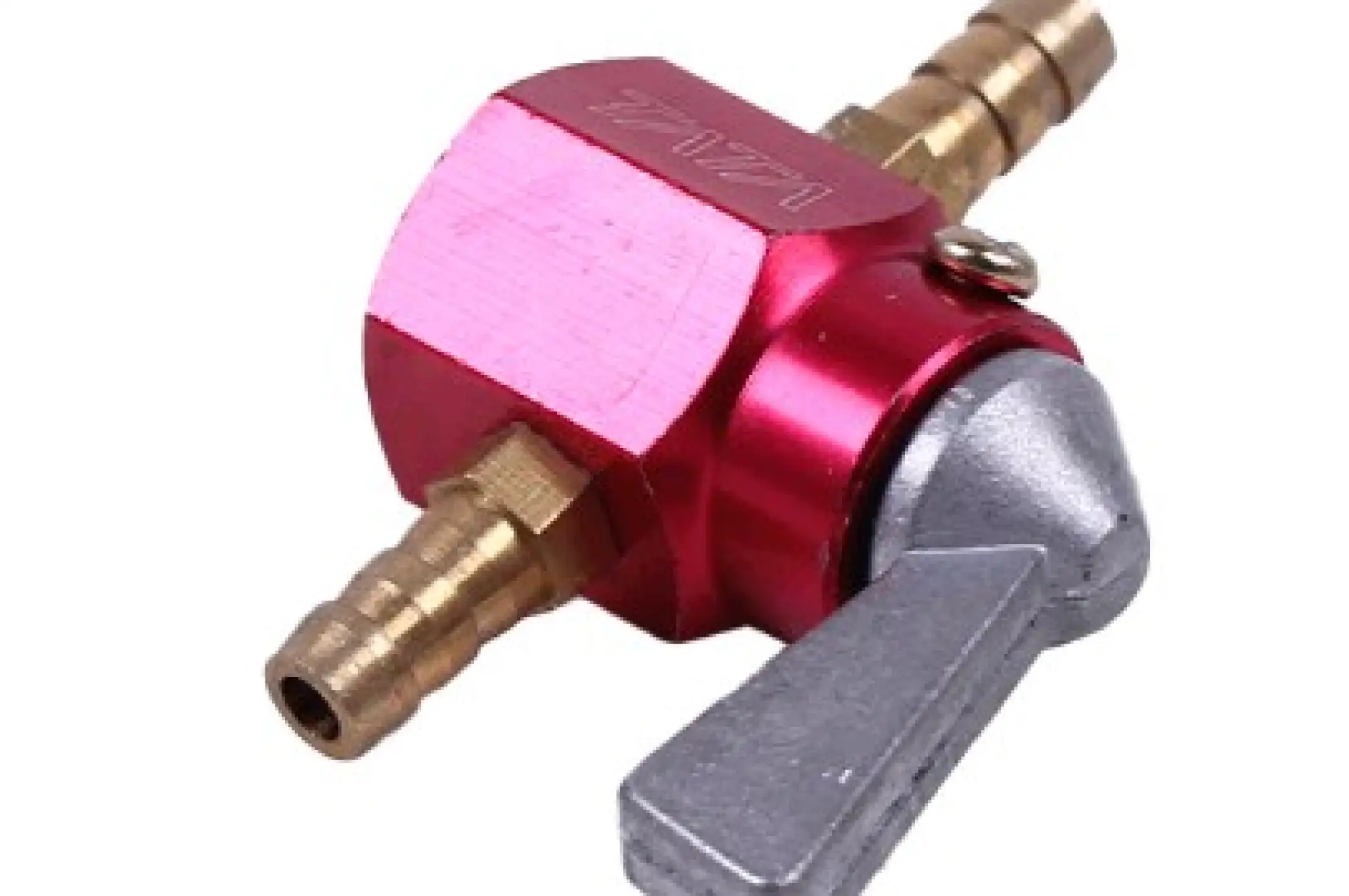 Кран топливный (стайлинговый) универсальный (красный) AMG