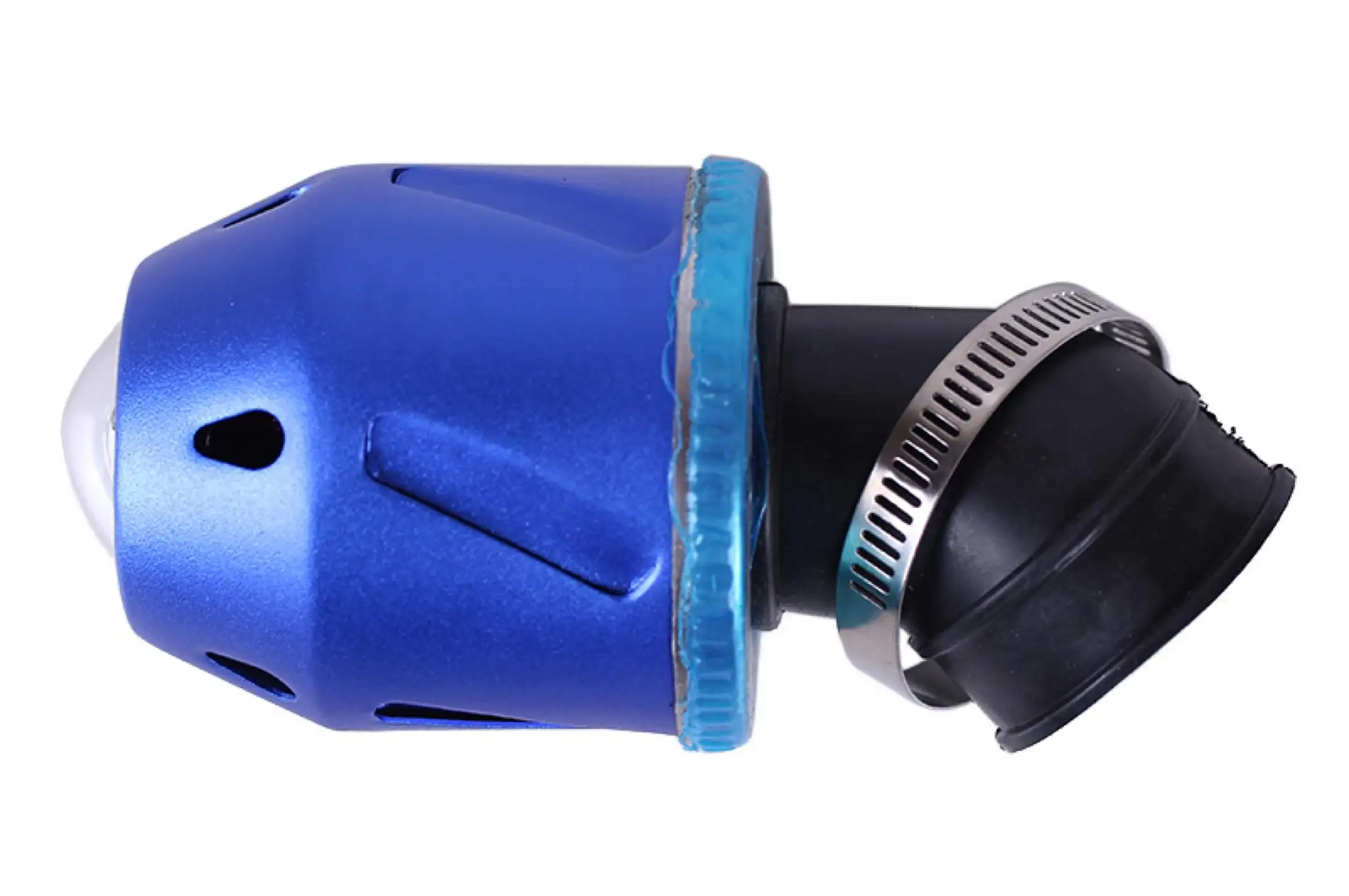 Фильтр воздушный (нулевик) Ø35mm, 45*, пуля (синий) AMG