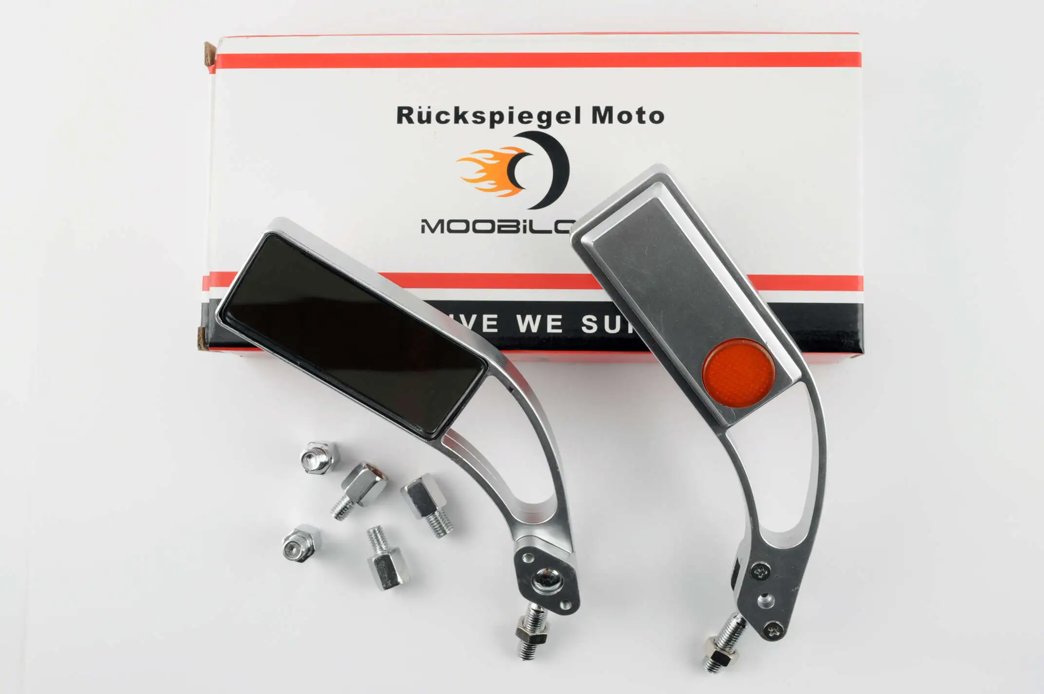 Зеркала прямоугольные mod:218, 8/10mm (серебро) RED