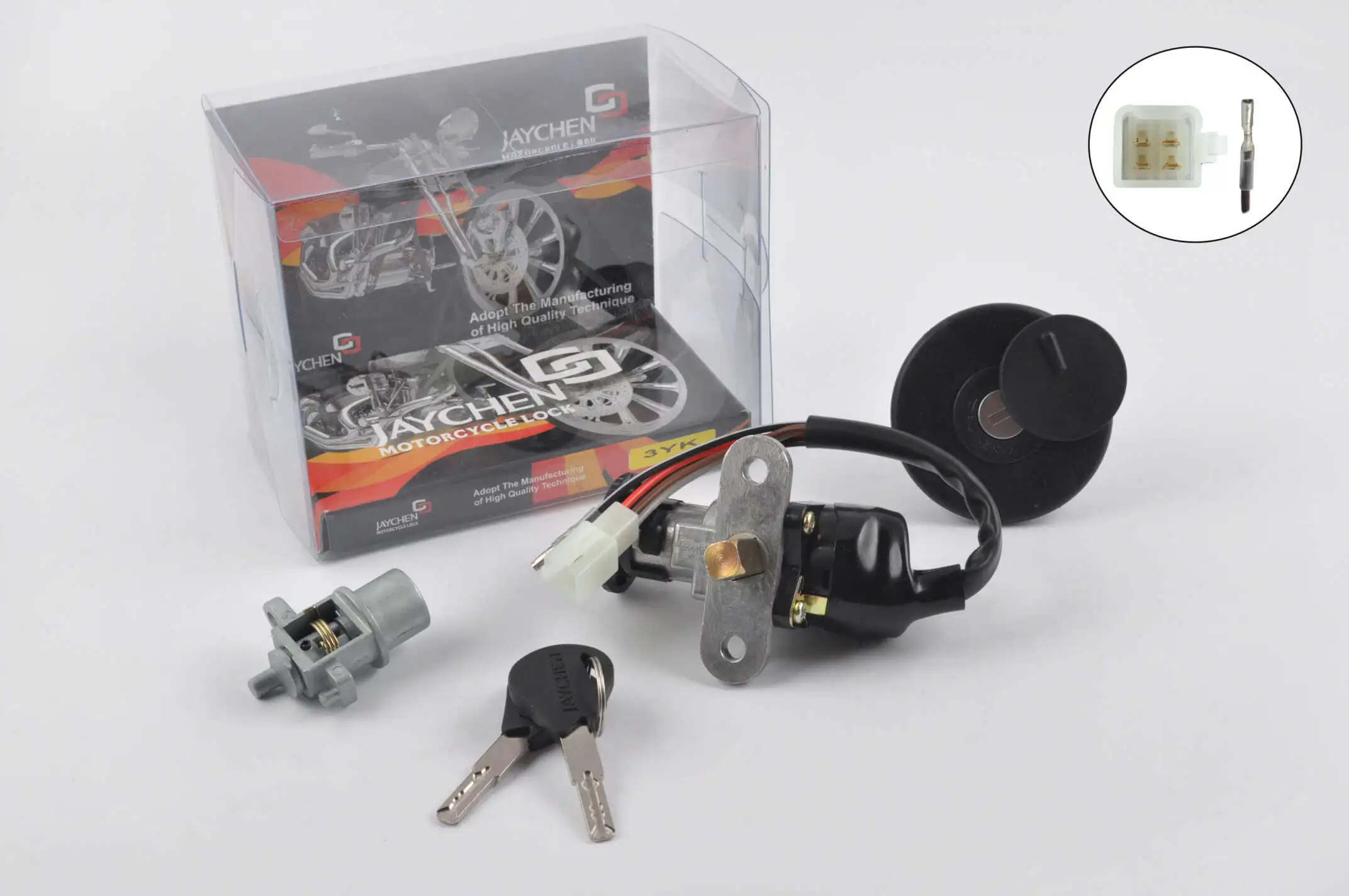 Замок зажигания (комплект)   Yamaha JOG 3YK NEXT ZONE   JAYCHEN