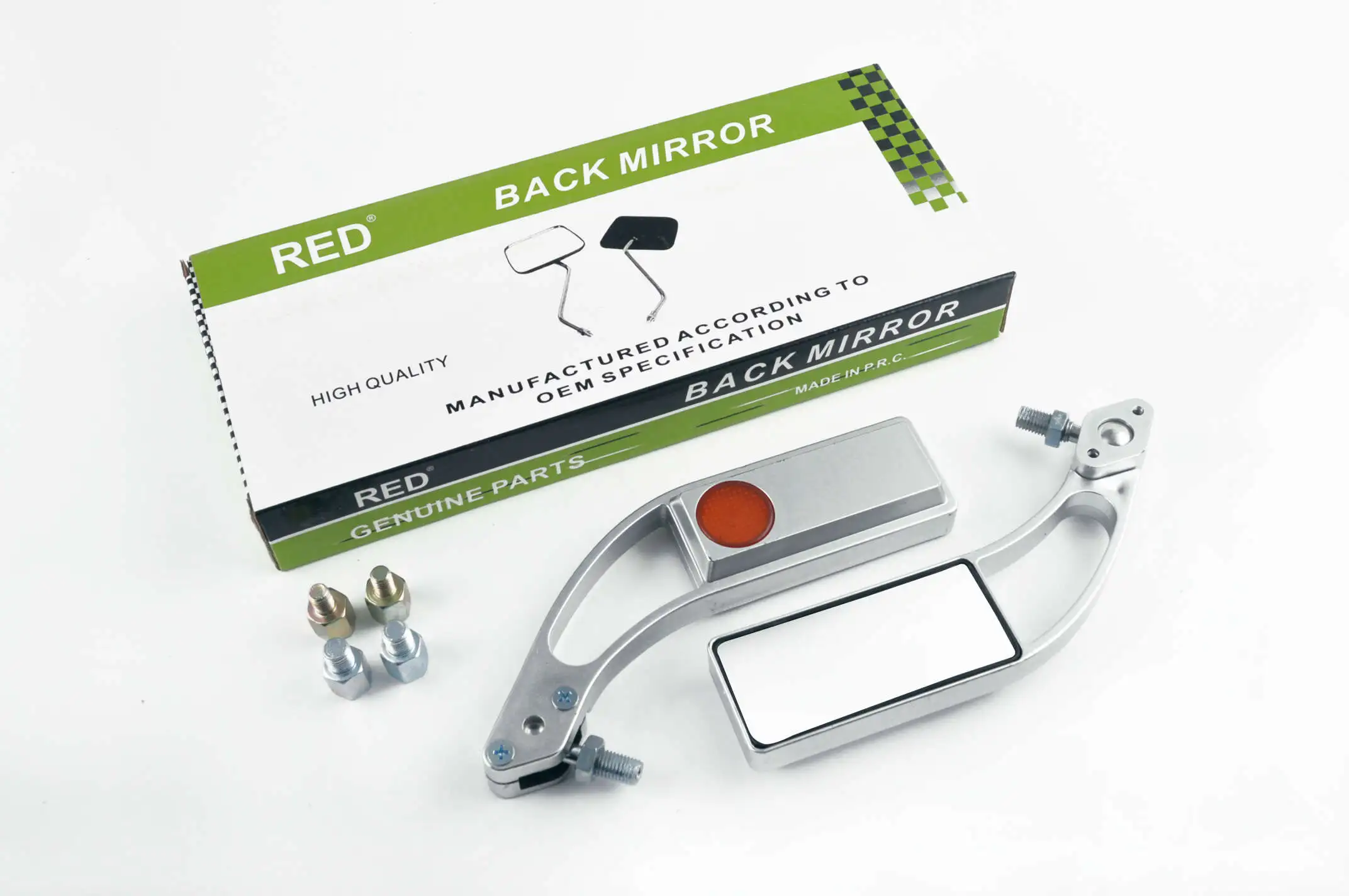 Зеркала прямоугольные mod:218, 8/10mm (серебро) RED