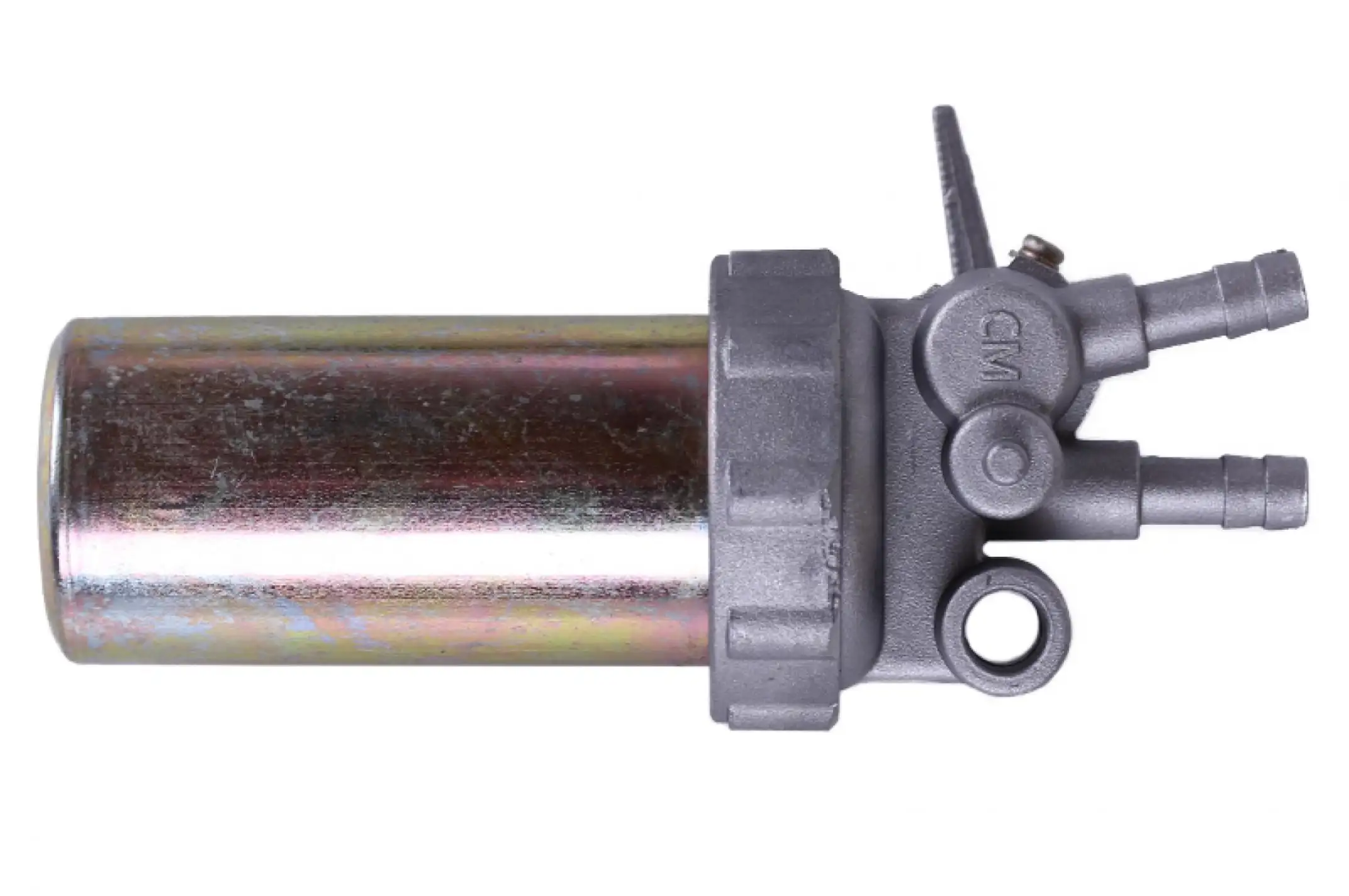 Кран топливный м/б 190N/195N (12/15Hp) (с фильтром, железный стакан) AMG-2